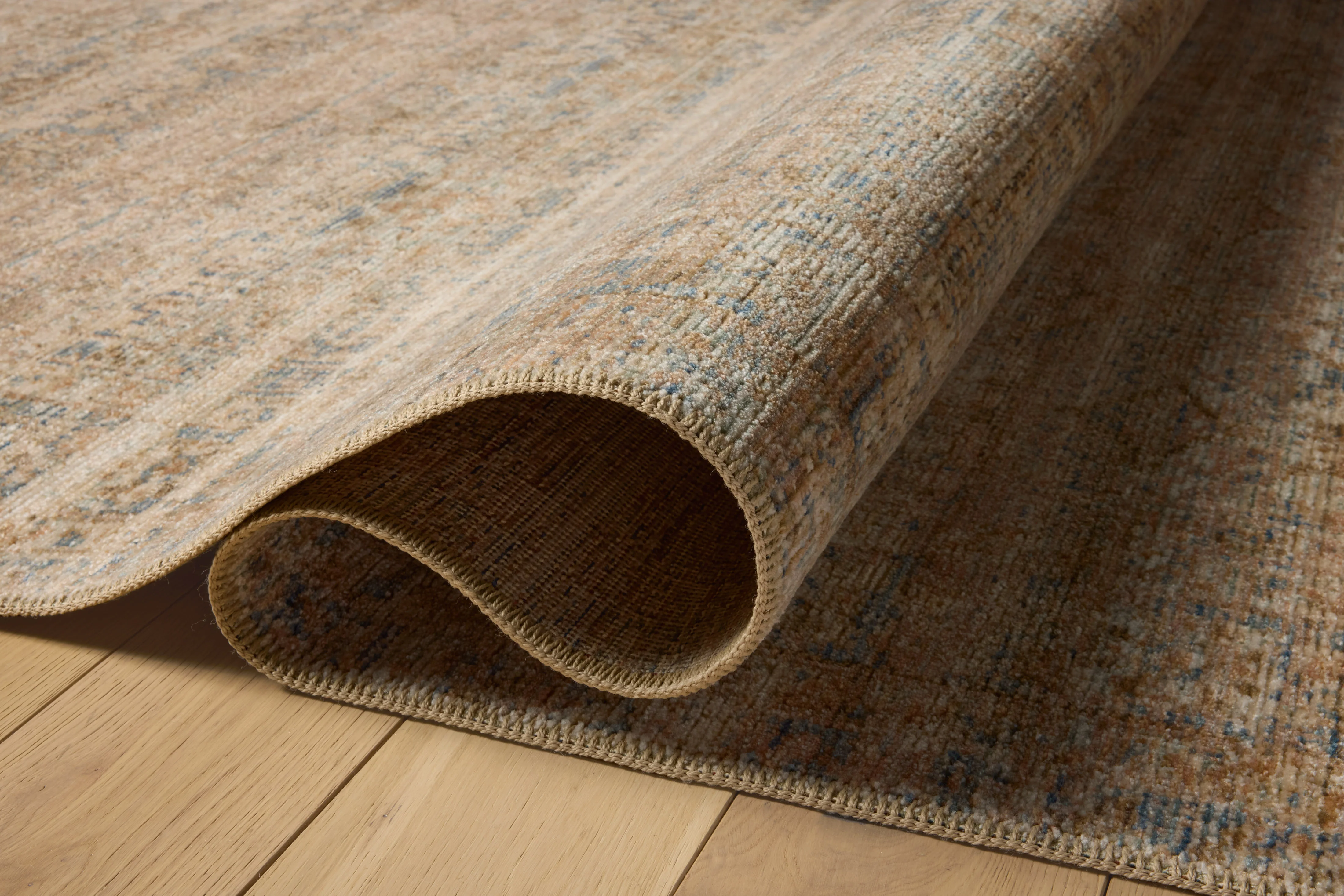 Molly Natural / Denim Rug (MOL-01) - Image 6