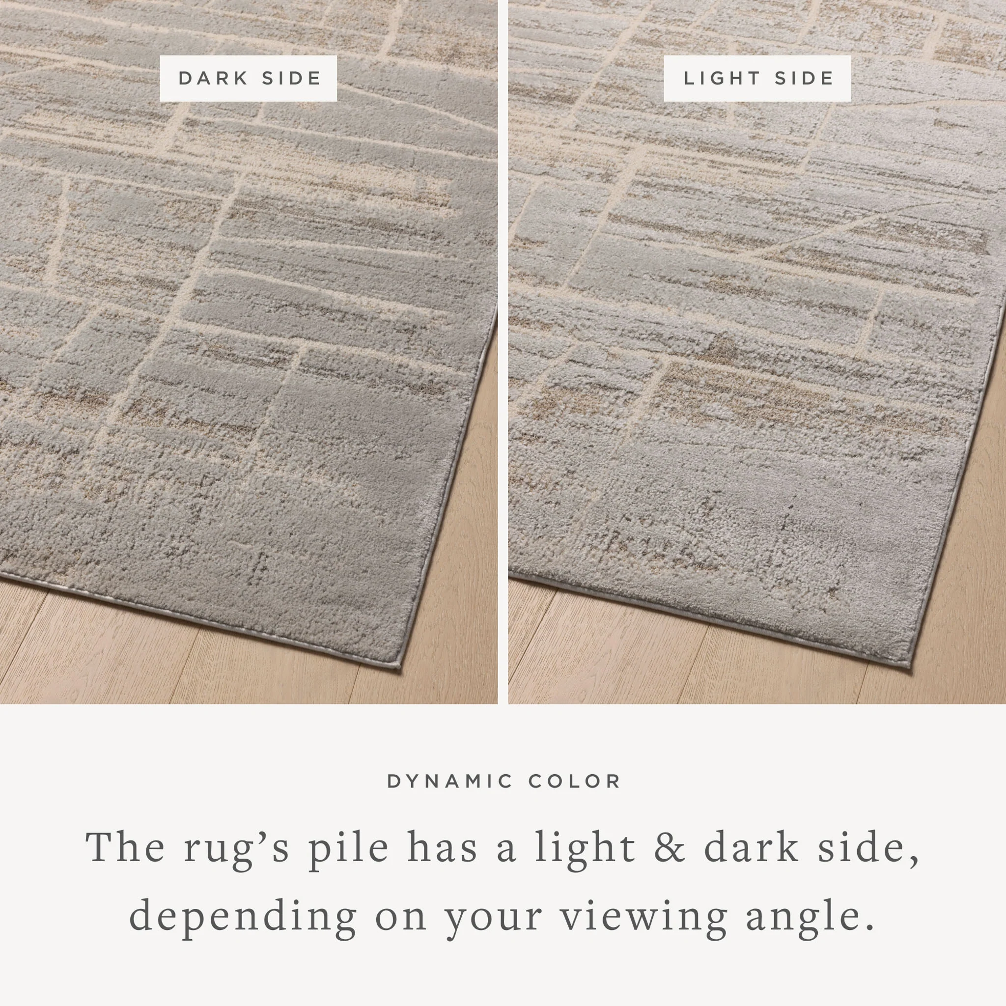 Monty Natural / Mist Rug (MOT-07) - Image 3