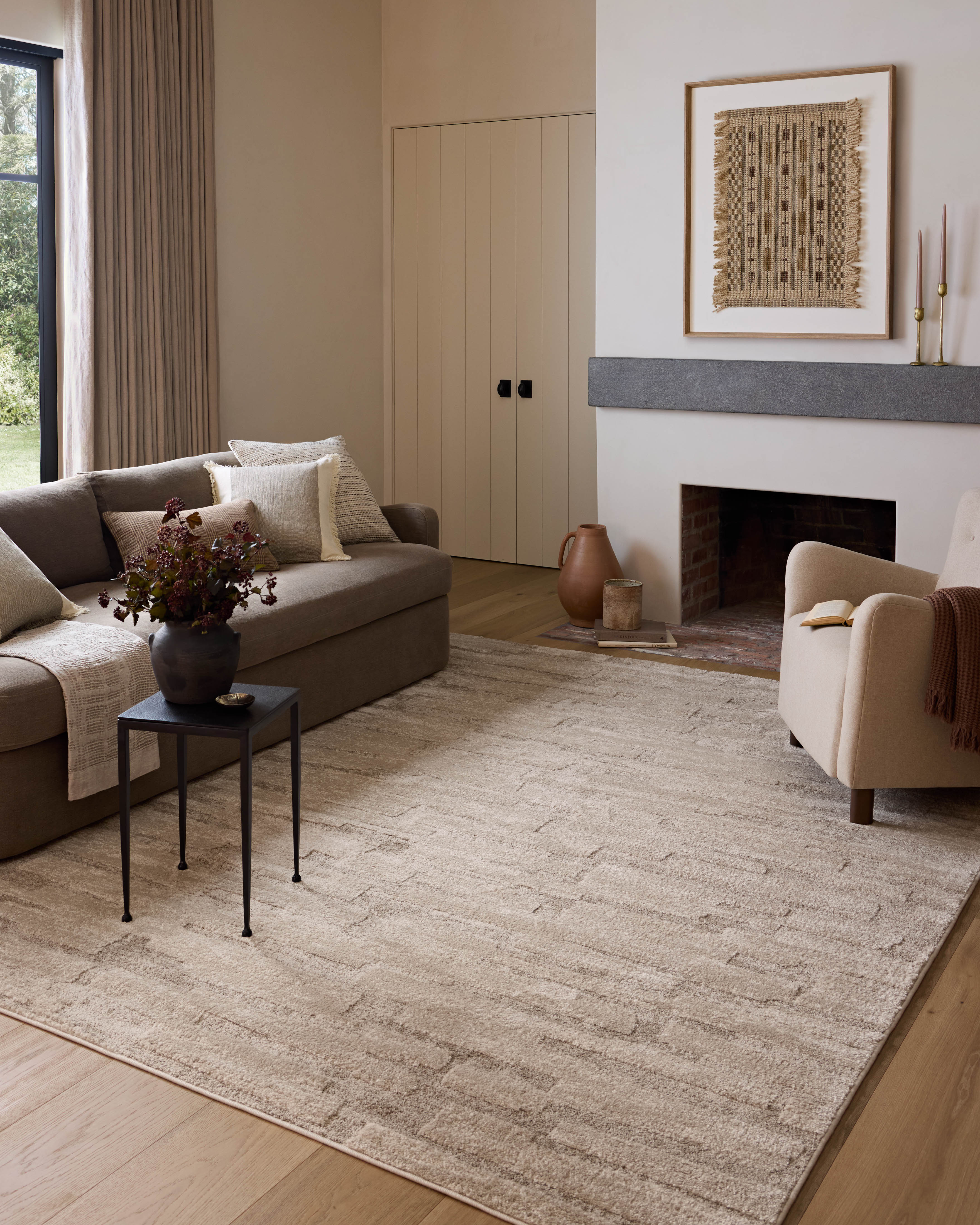 Monty Taupe / Beige Rug (MOT-04) - Image 2