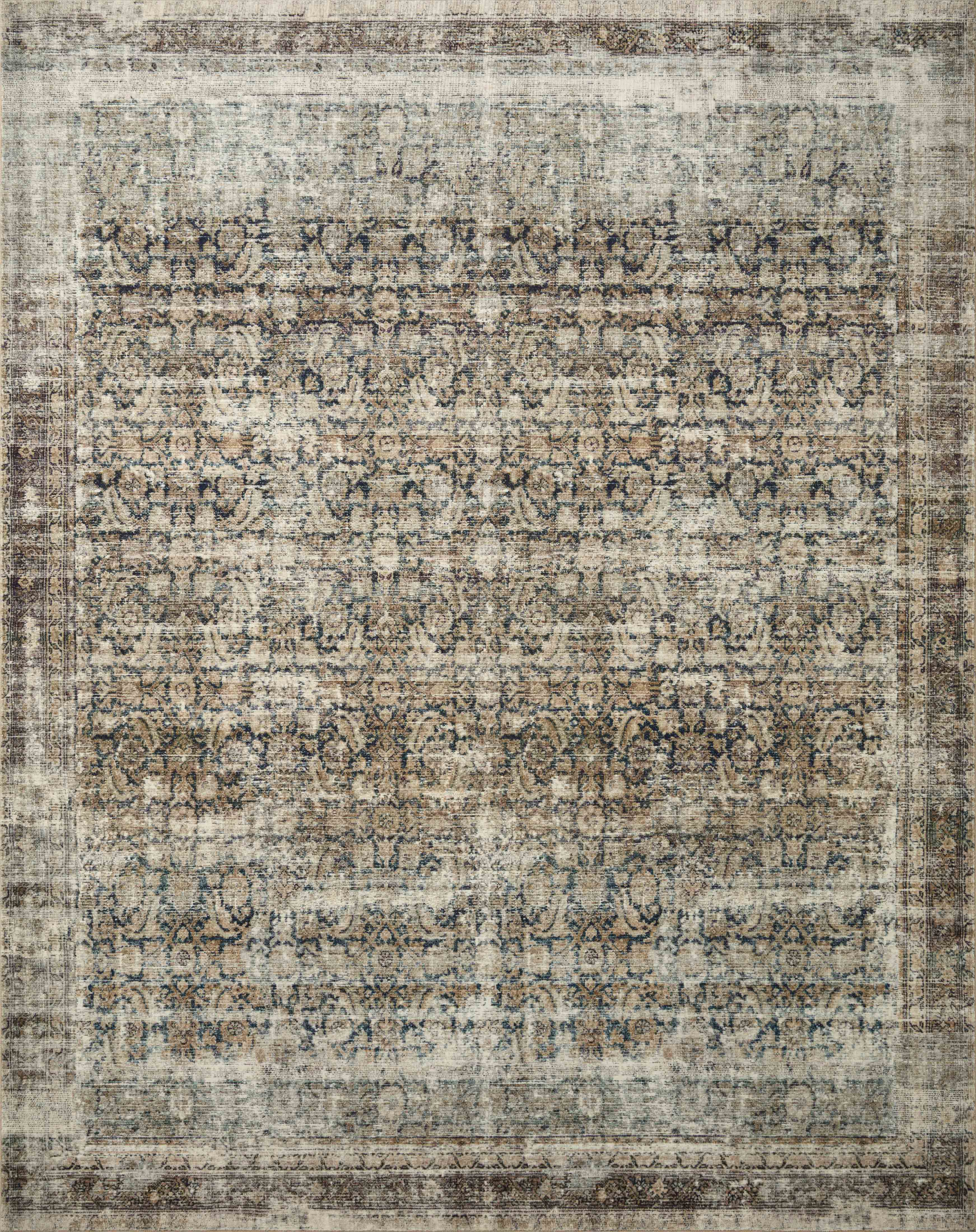 Morgan Navy / Sand Rug (MOG-02)