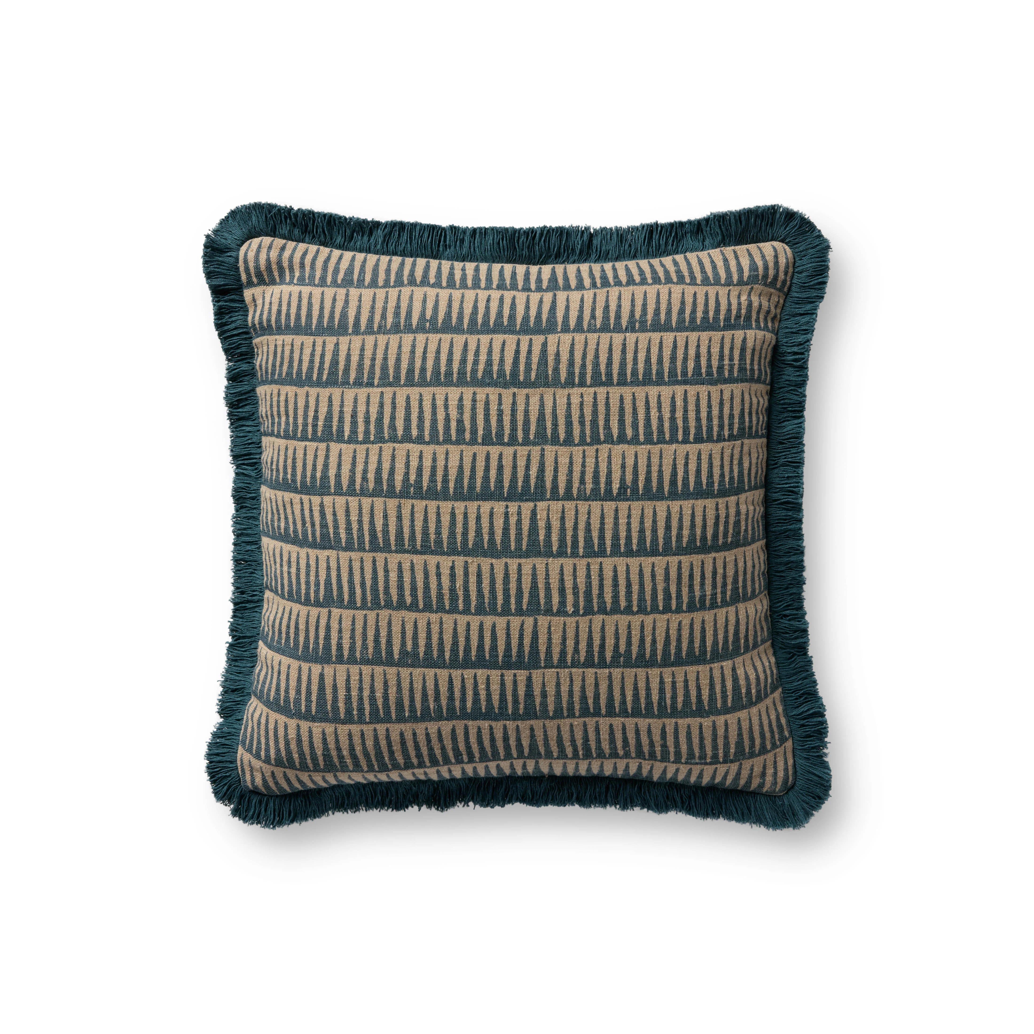 Natural / Blue Pillow (PLL0202)