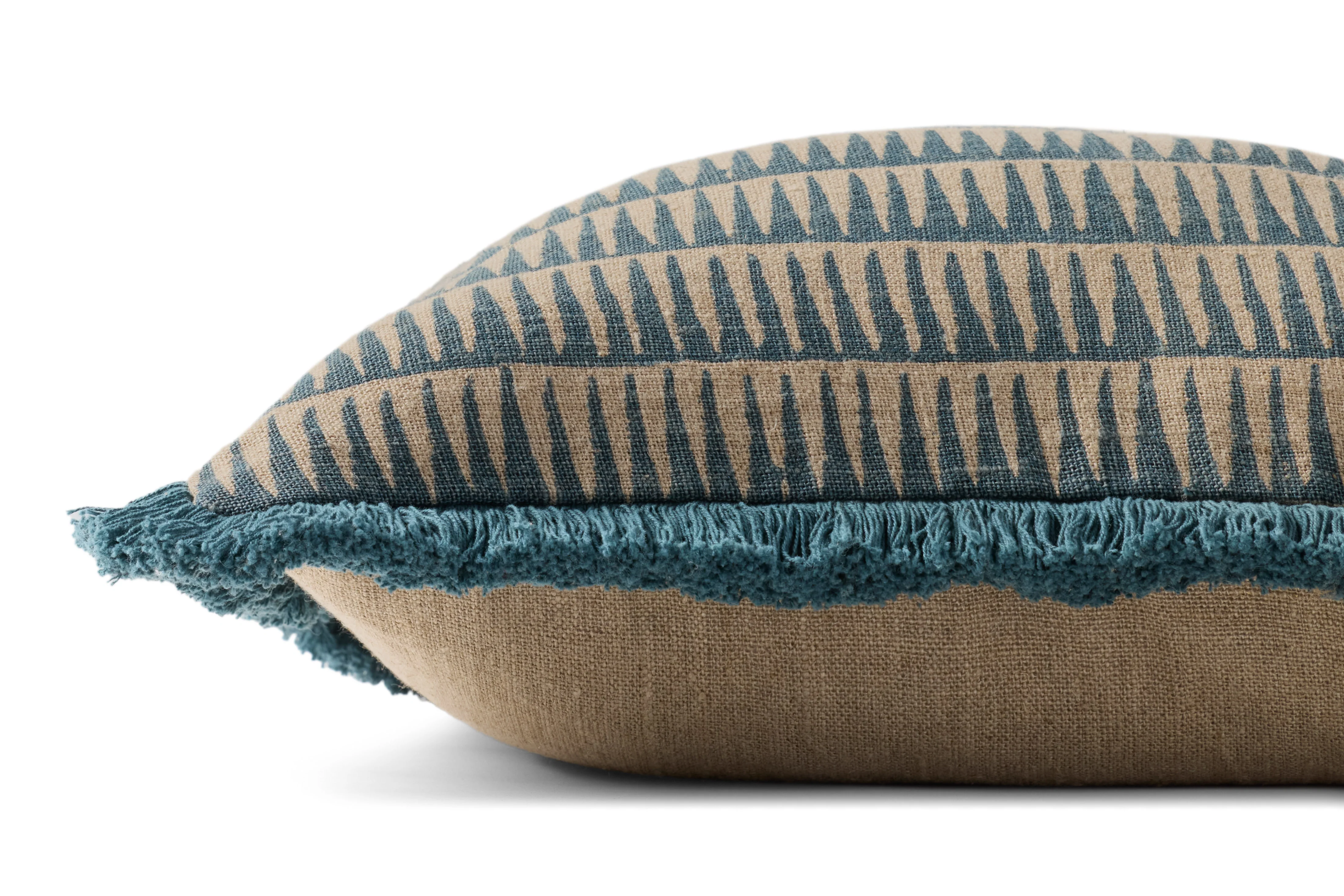 Natural / Blue Pillow (PLL0202) - Image 2