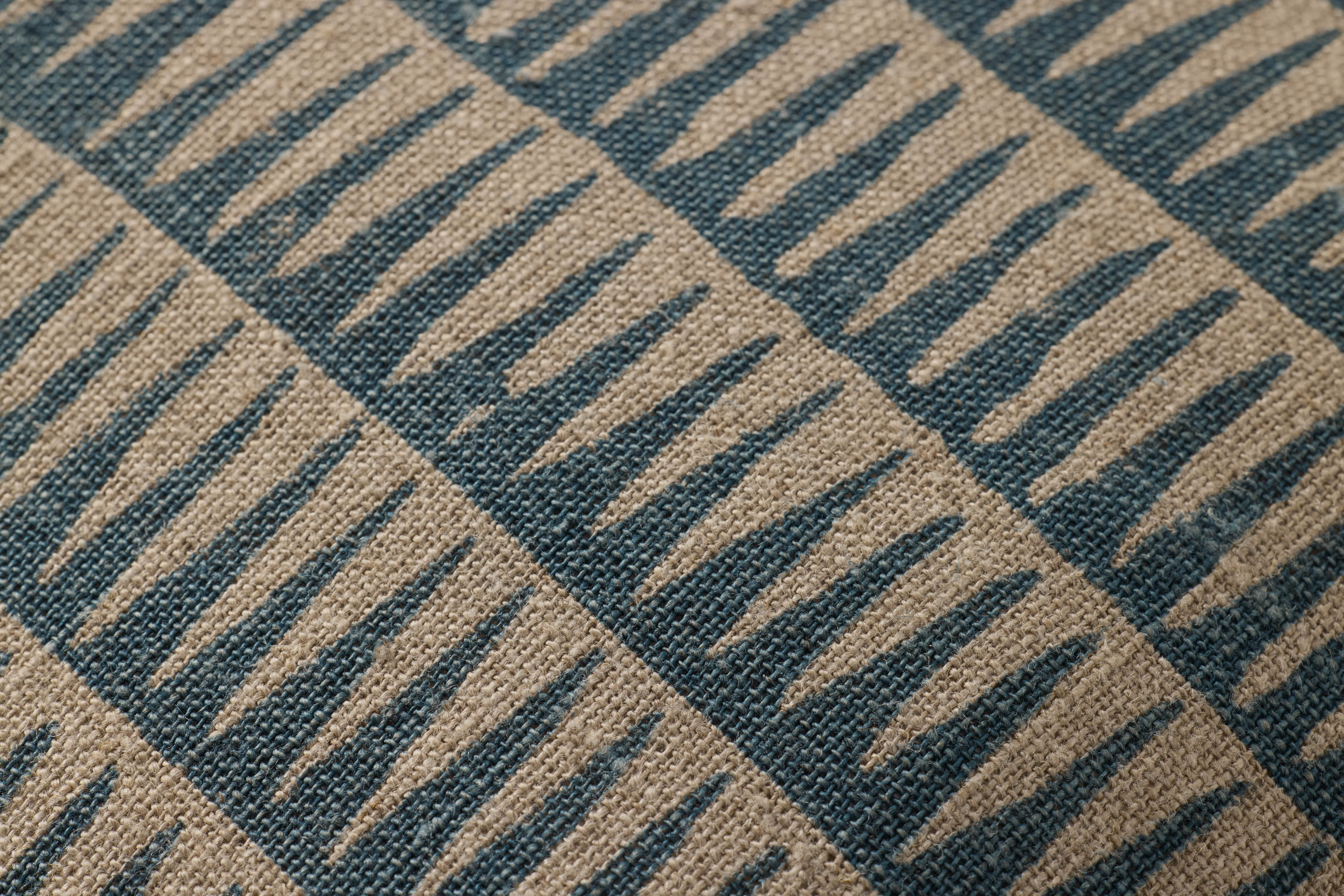 Natural / Blue Pillow (PLL0202) - Image 3