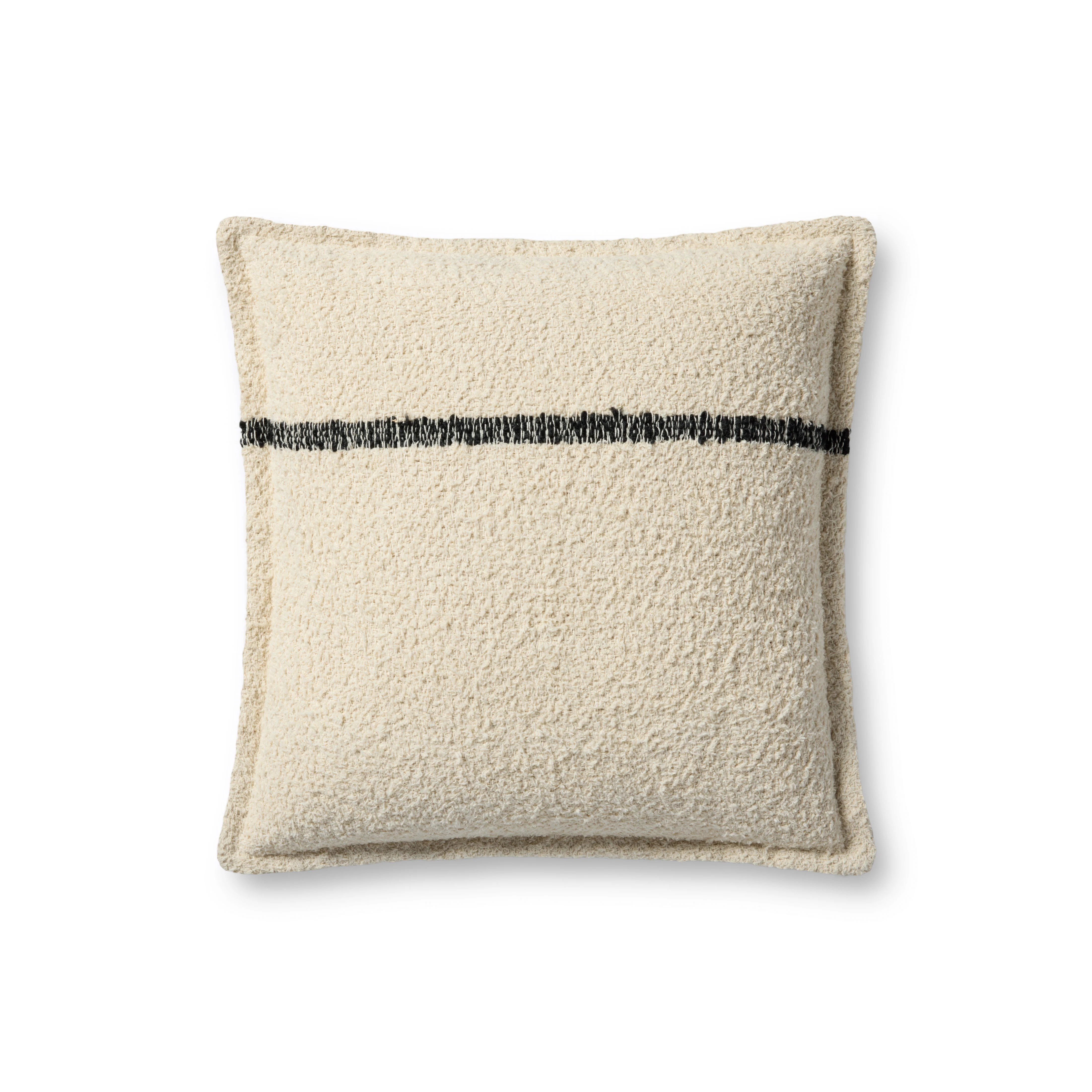 Natural / Charcoal Pillow (PBR0015)