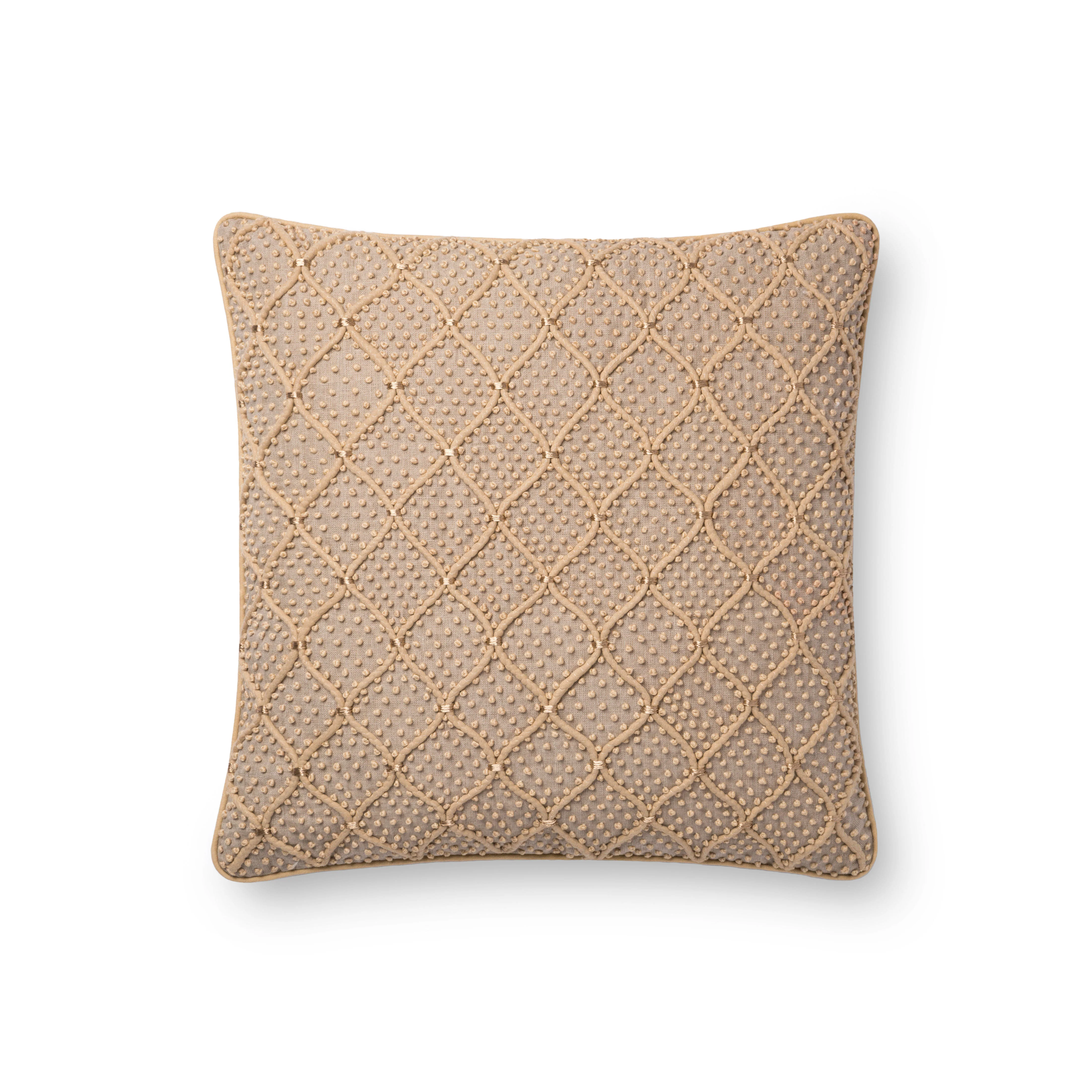 Natural / Gold Pillow (P0675)