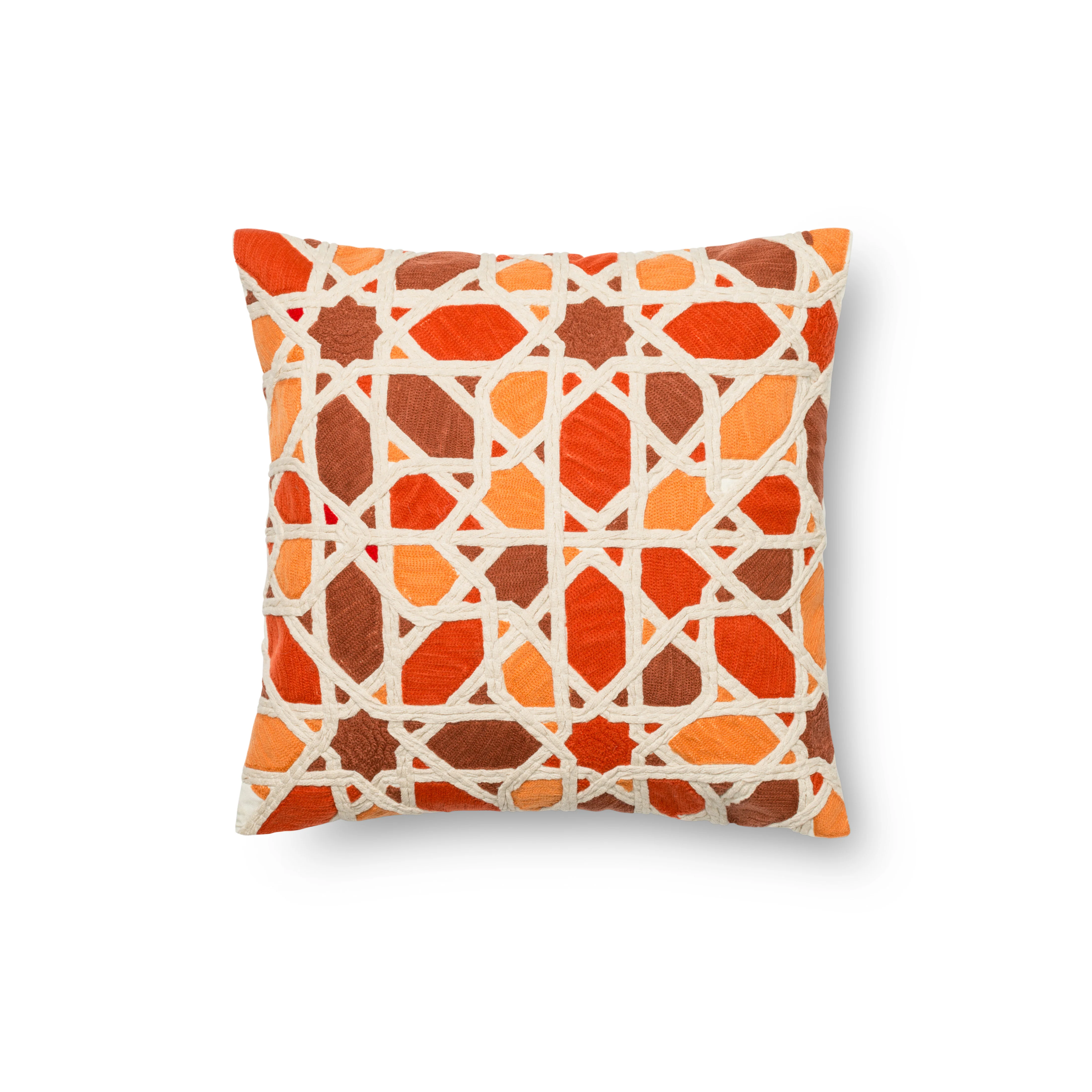 Orange / Red Pillow (P0301)