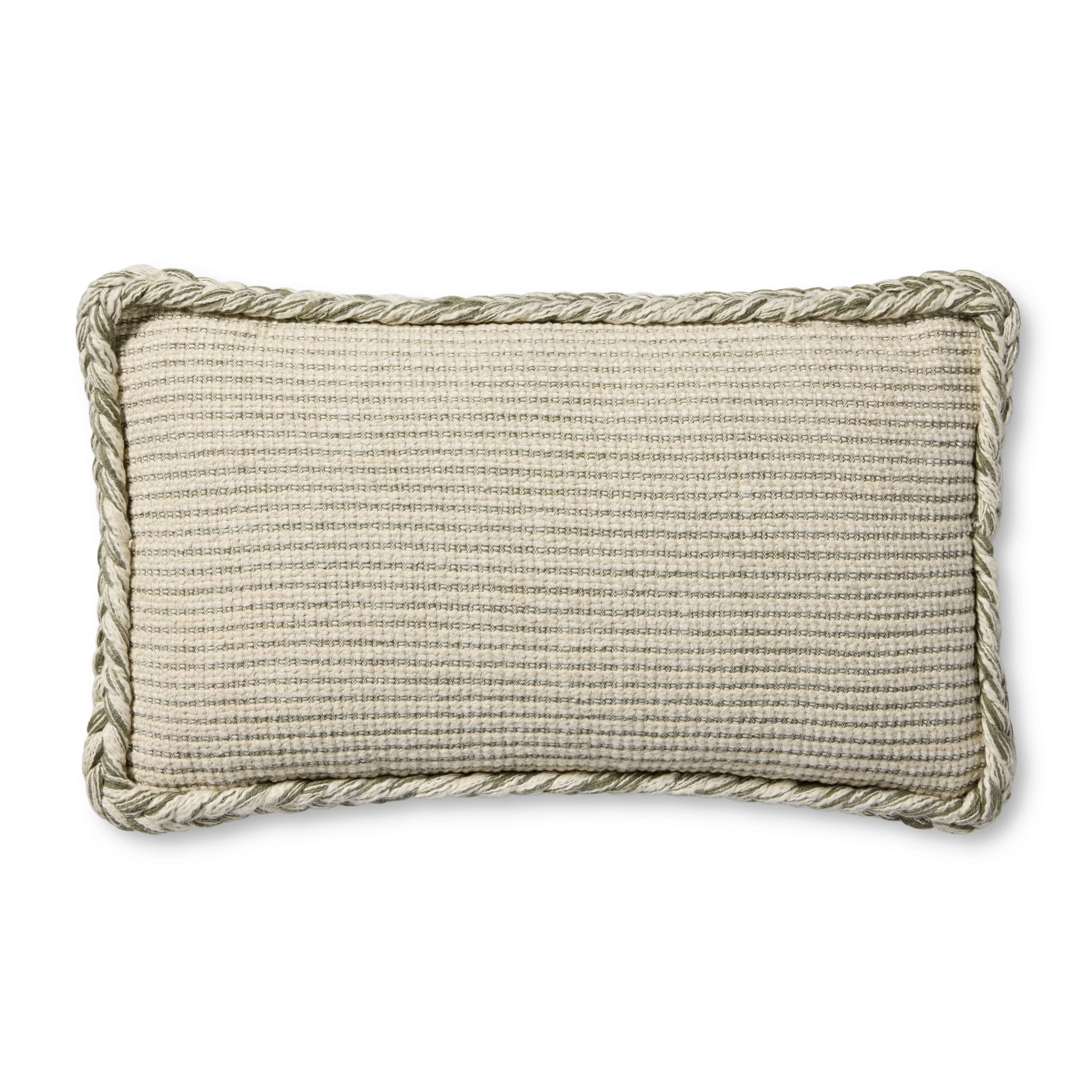 Oroville Natural / Olive Pillow (PAL0051)