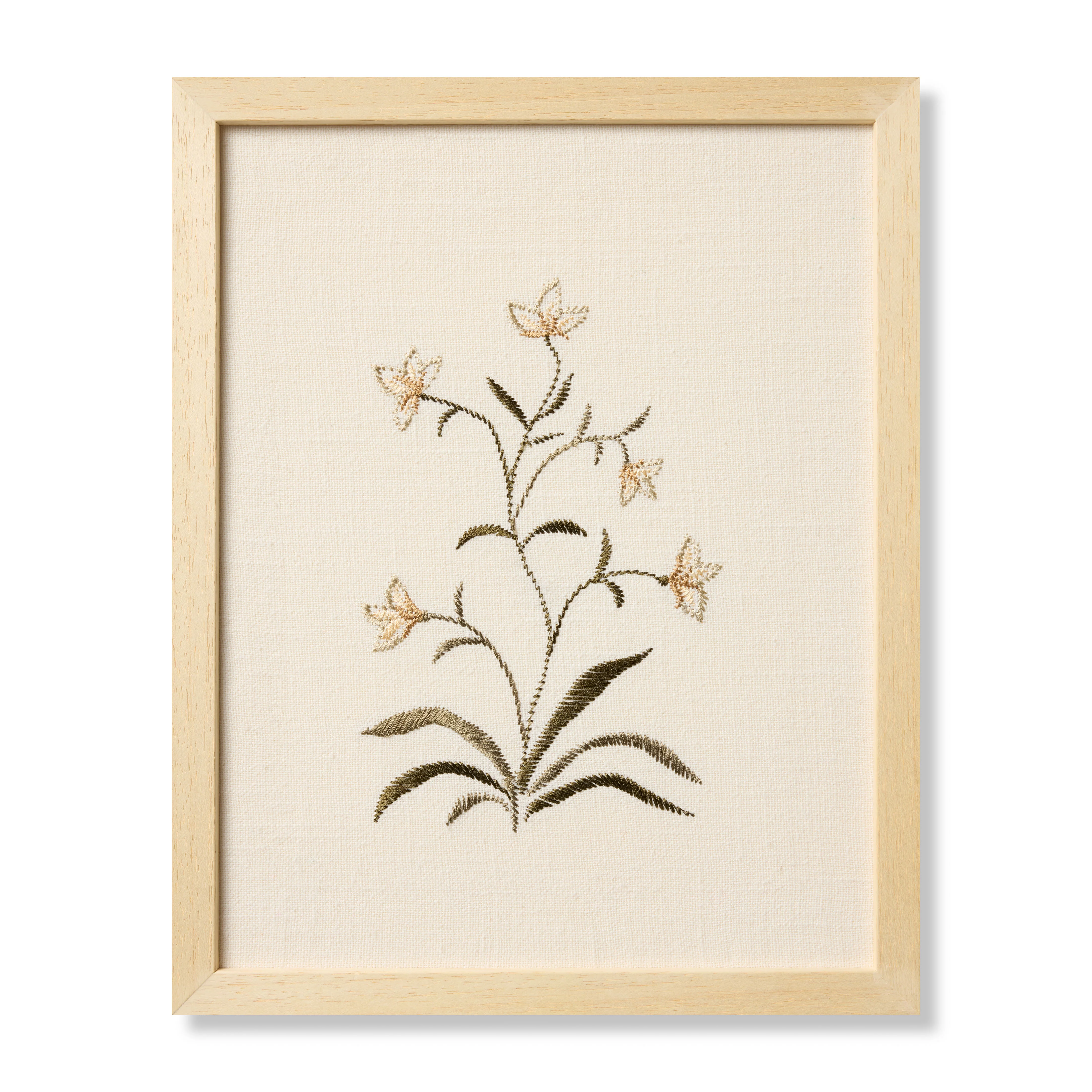 Pixie Flowers Beige Beige / Green Wall Art (PIXIE)