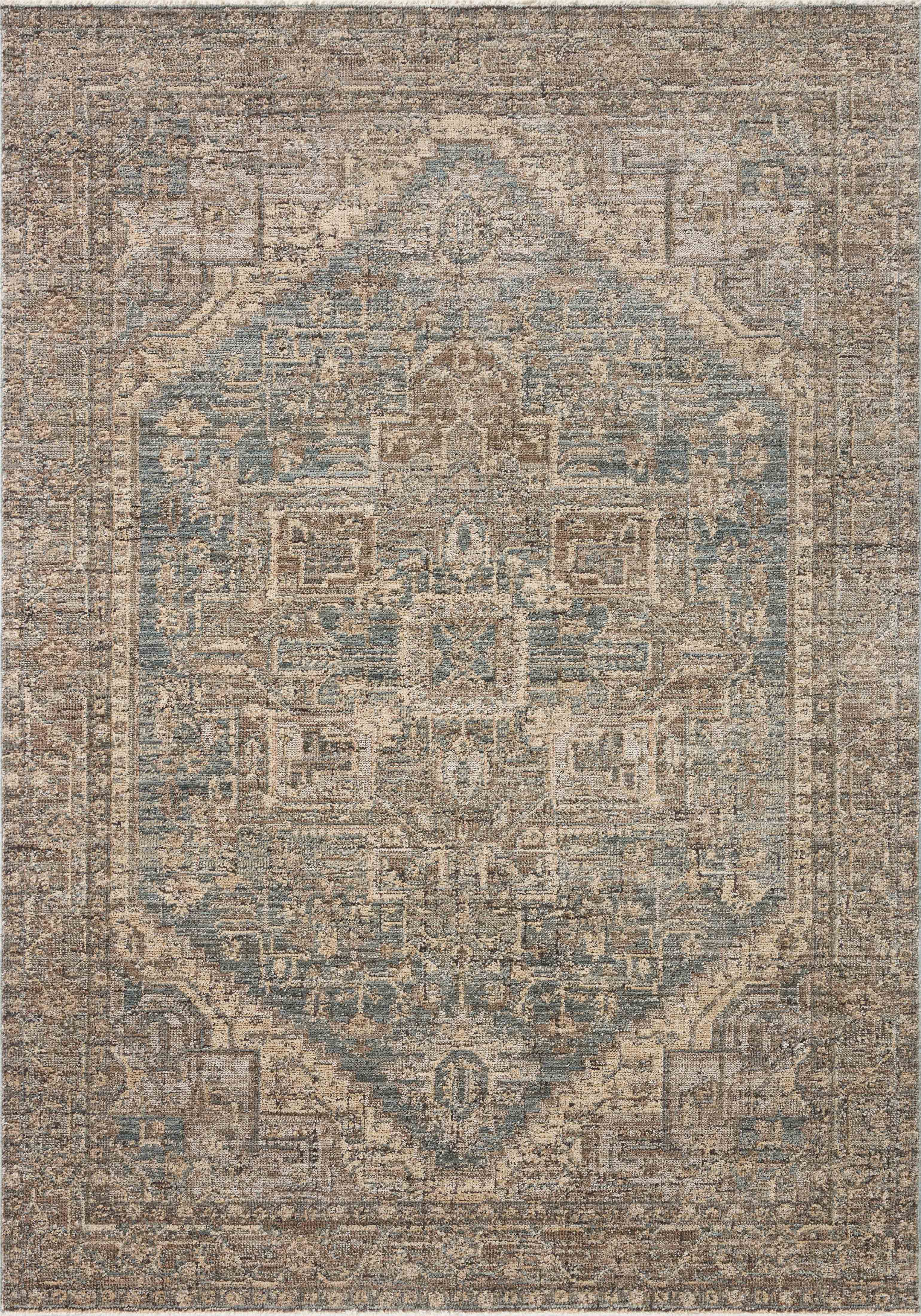Priscilla Blue / Bark Rug (PRL-04)
