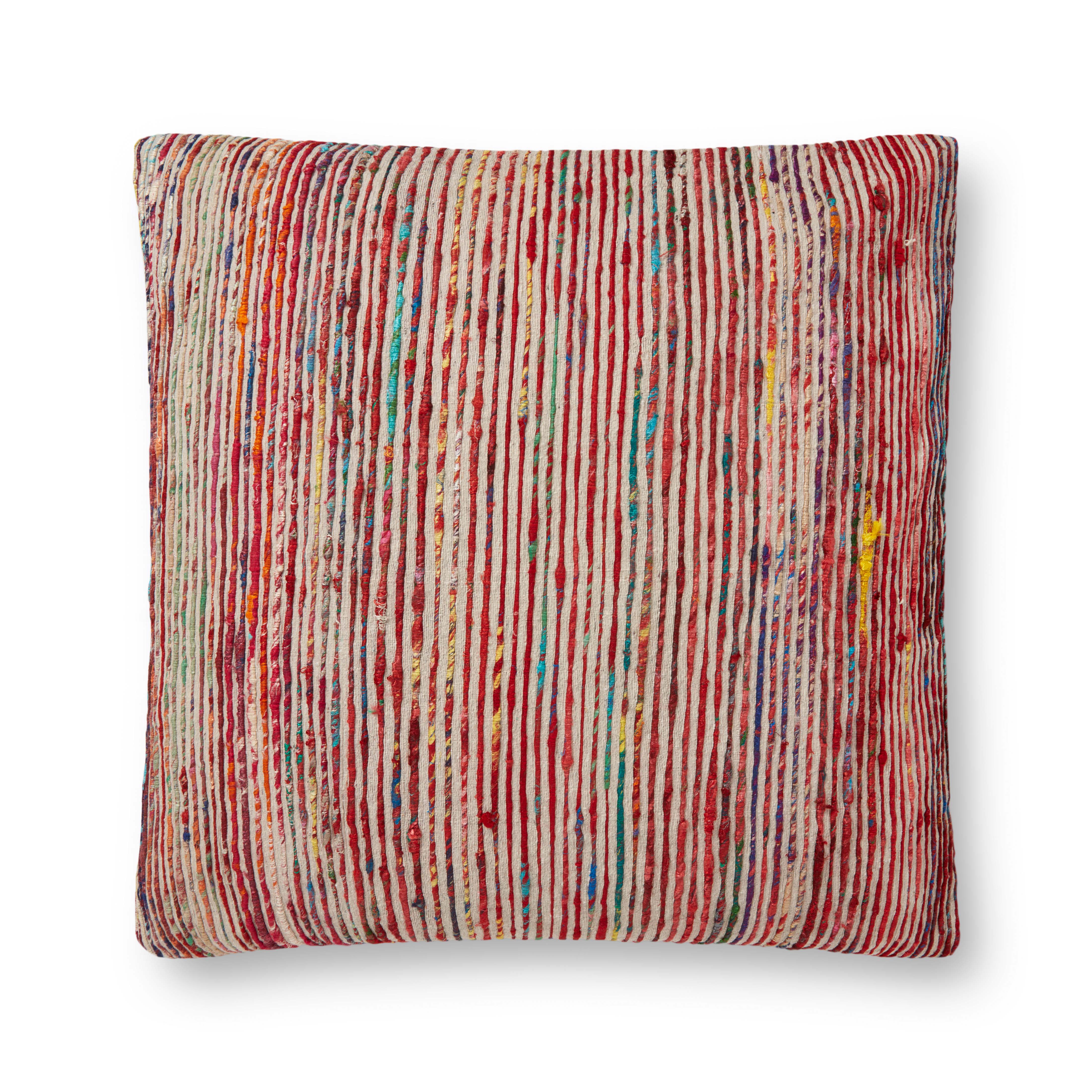 Red / Multi Pillow (P0242)