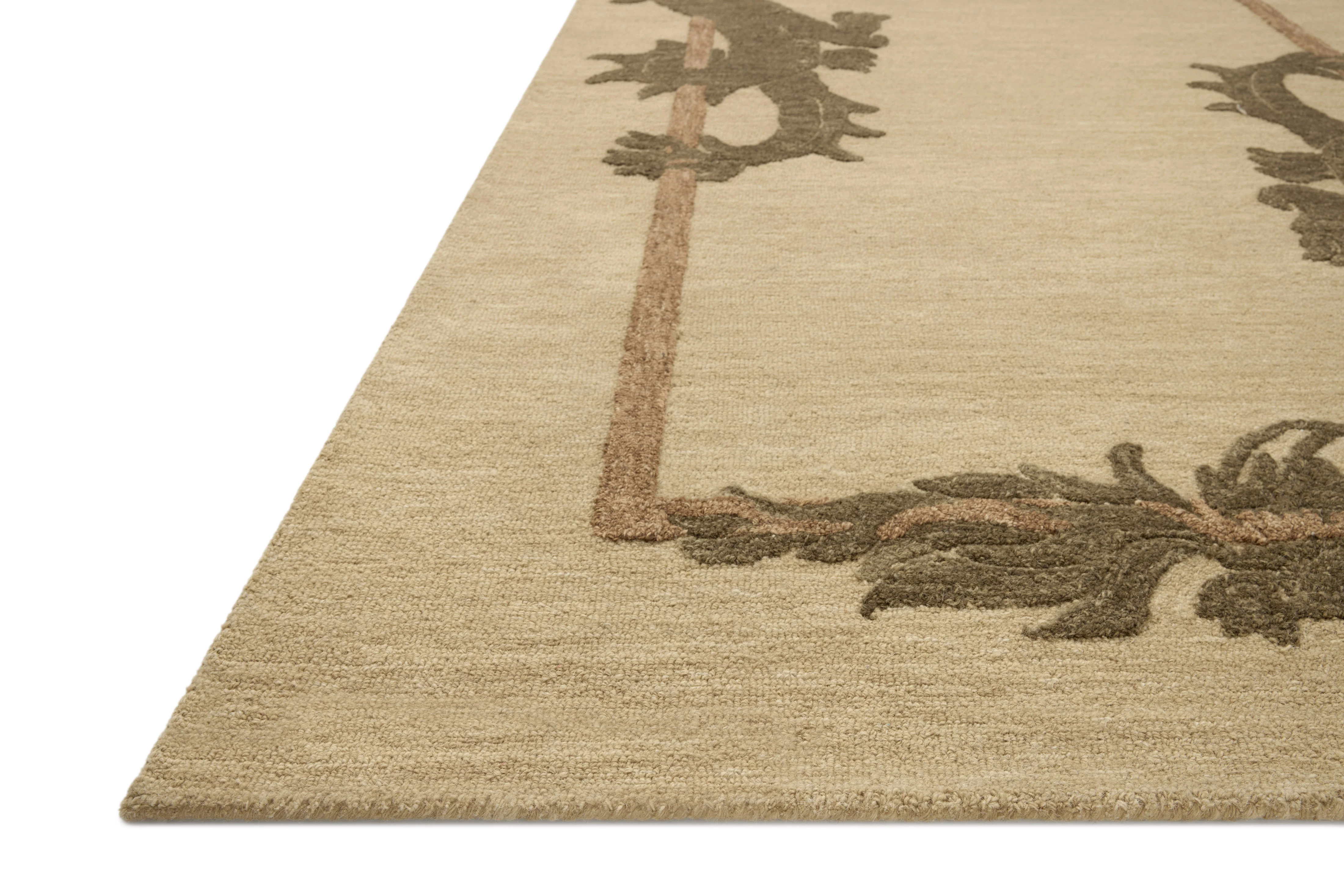 Romi Natural / Olive Rug (RMI-01) - Image 2