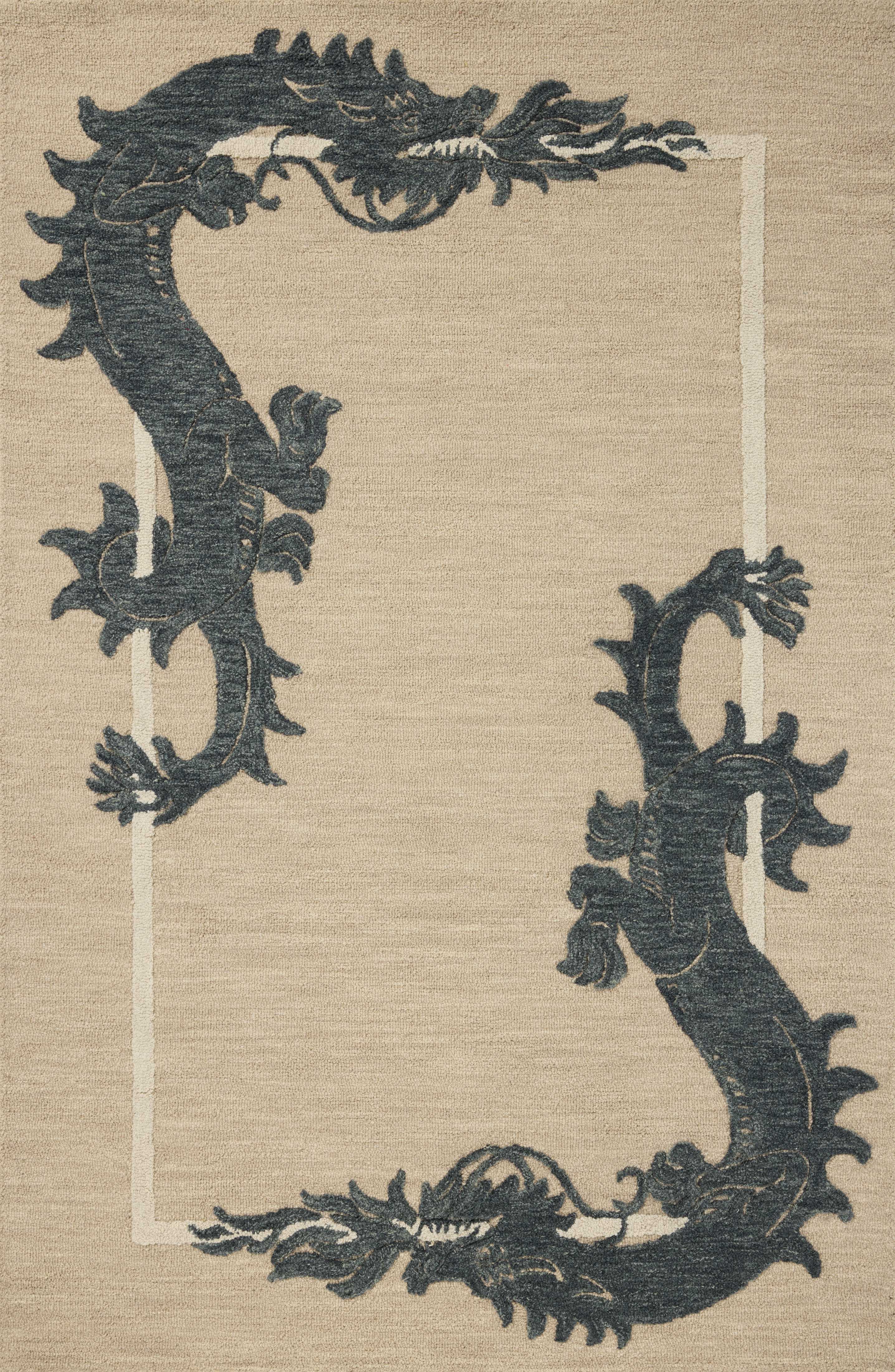 Romi Oatmeal / Midnight Rug (RMI-01)