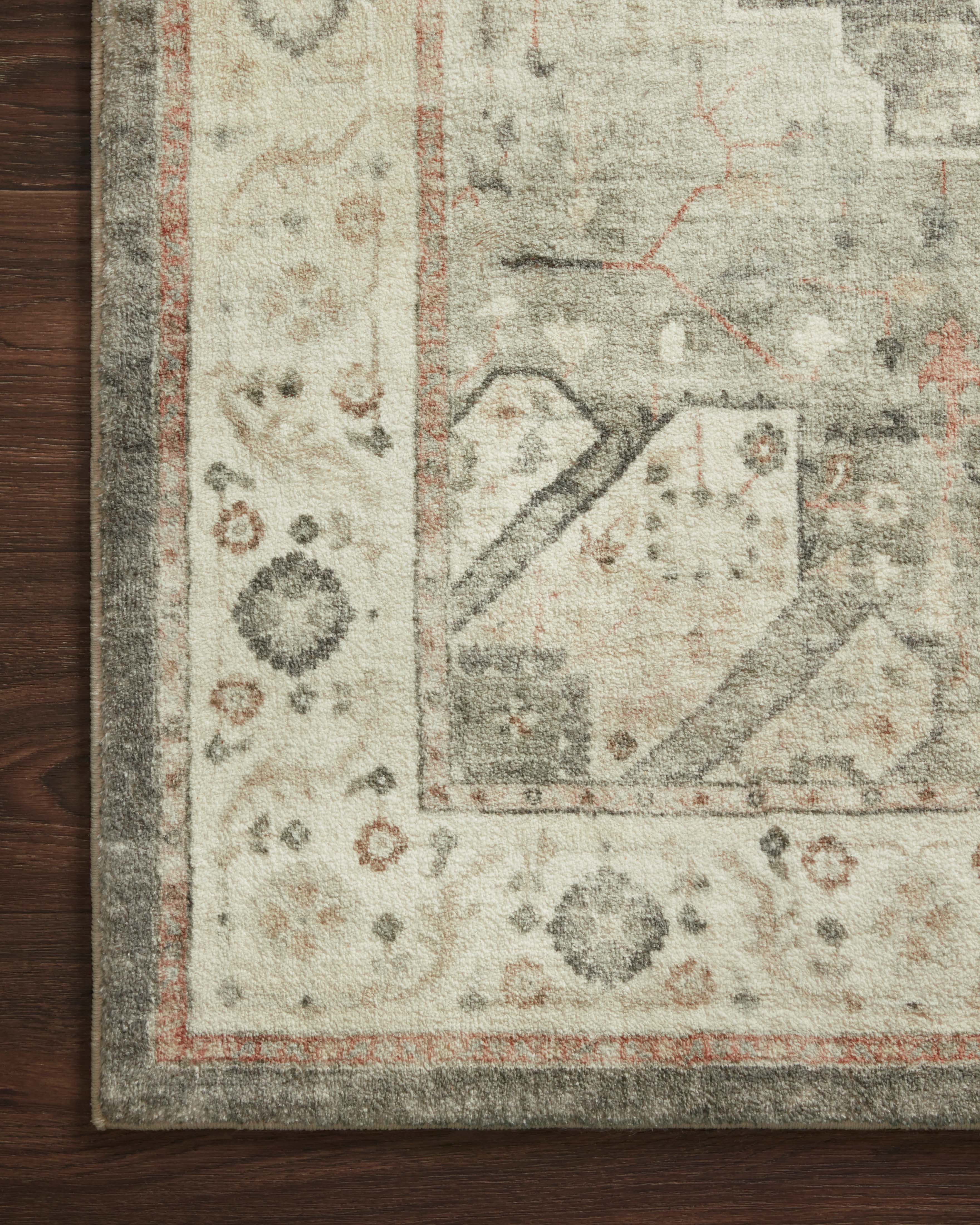 Rosette Slate / Ivory Rug (ROS-09) - Image 6