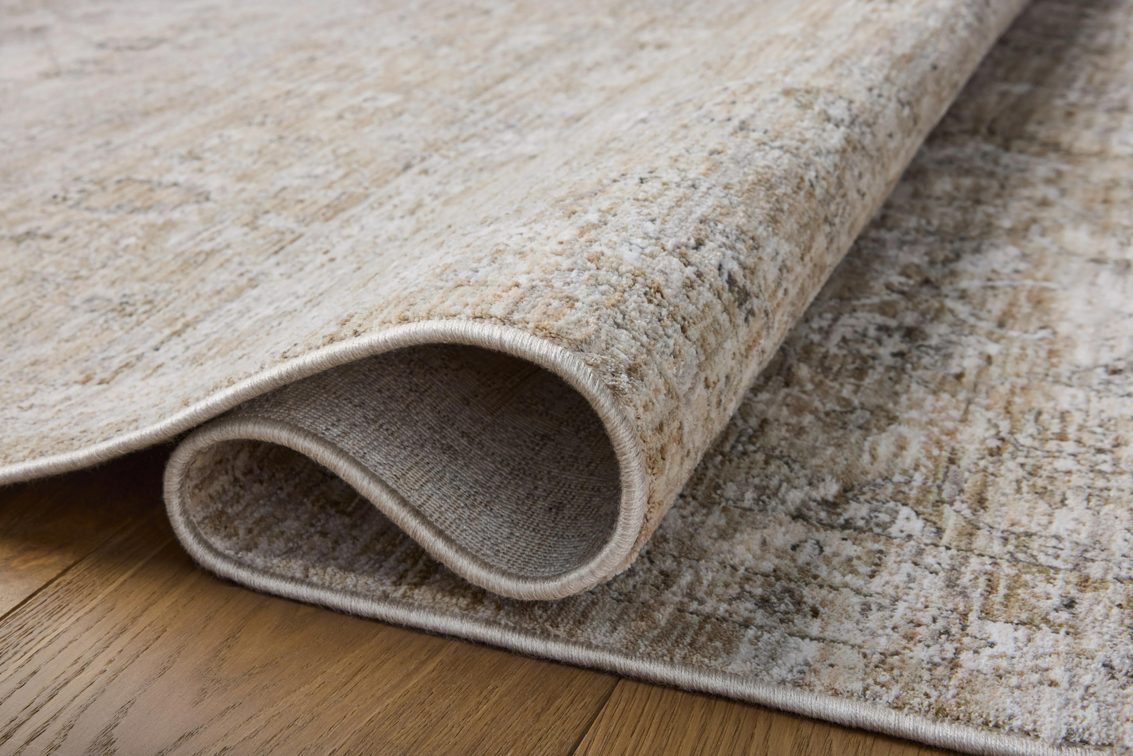 Tabitha Ivory / Khaki Rug (TAI-03) - Image 4