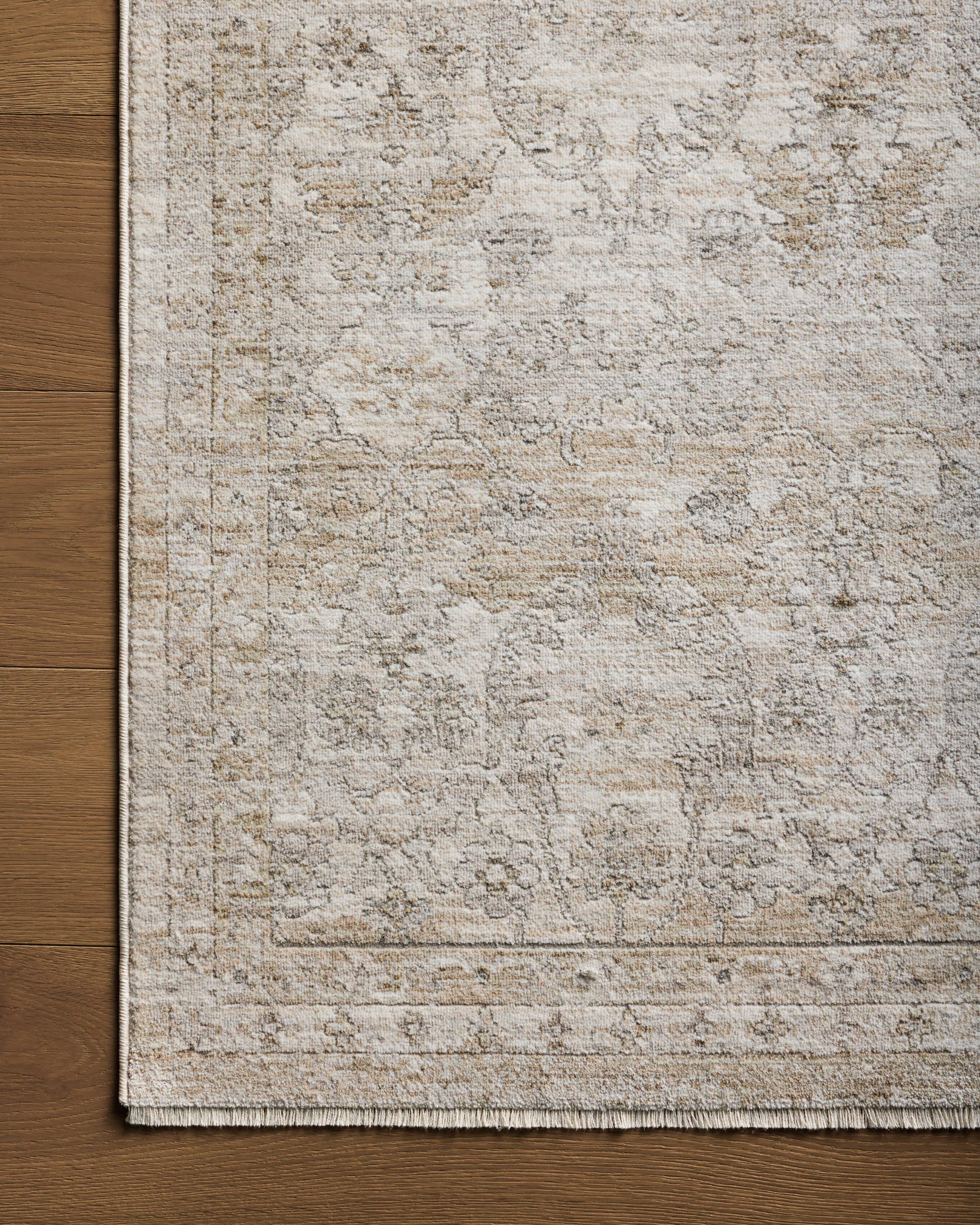 Tabitha Ivory / Khaki Rug (TAI-03) - Image 5