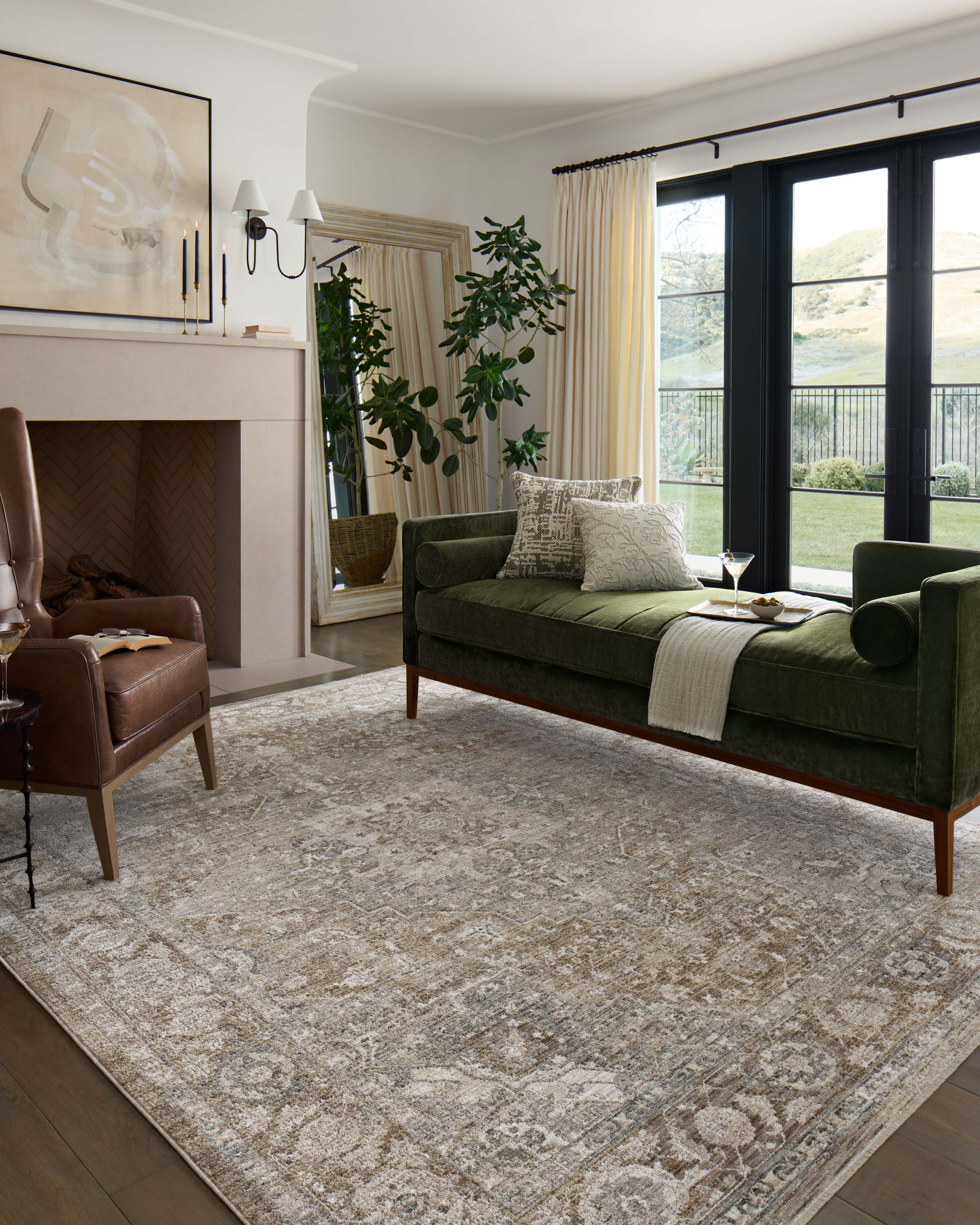 Tabitha Khaki / Slate Rug (TAI-01) - Image 2
