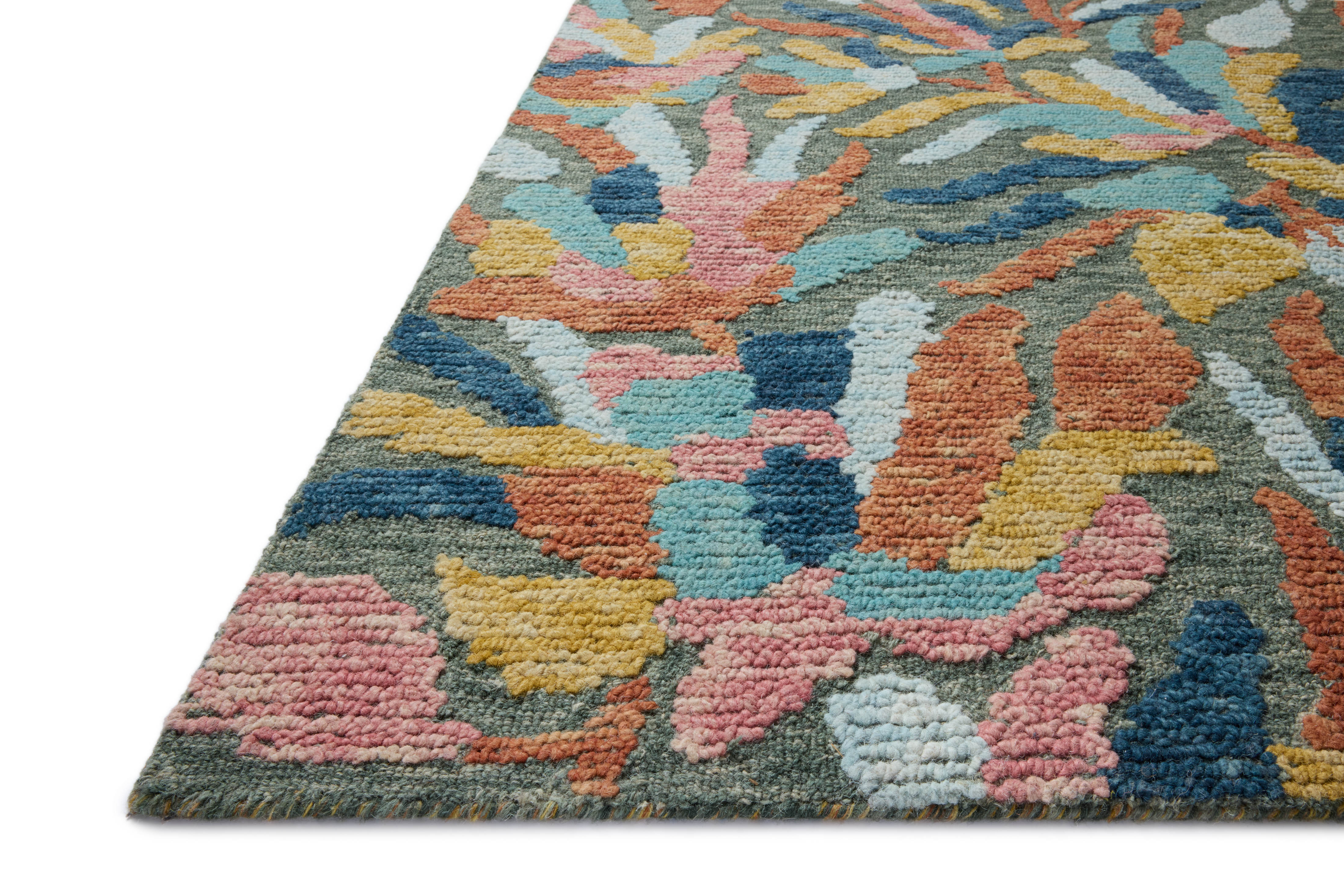 Tilly Green / Multi Rug (TIL-05) - Image 3
