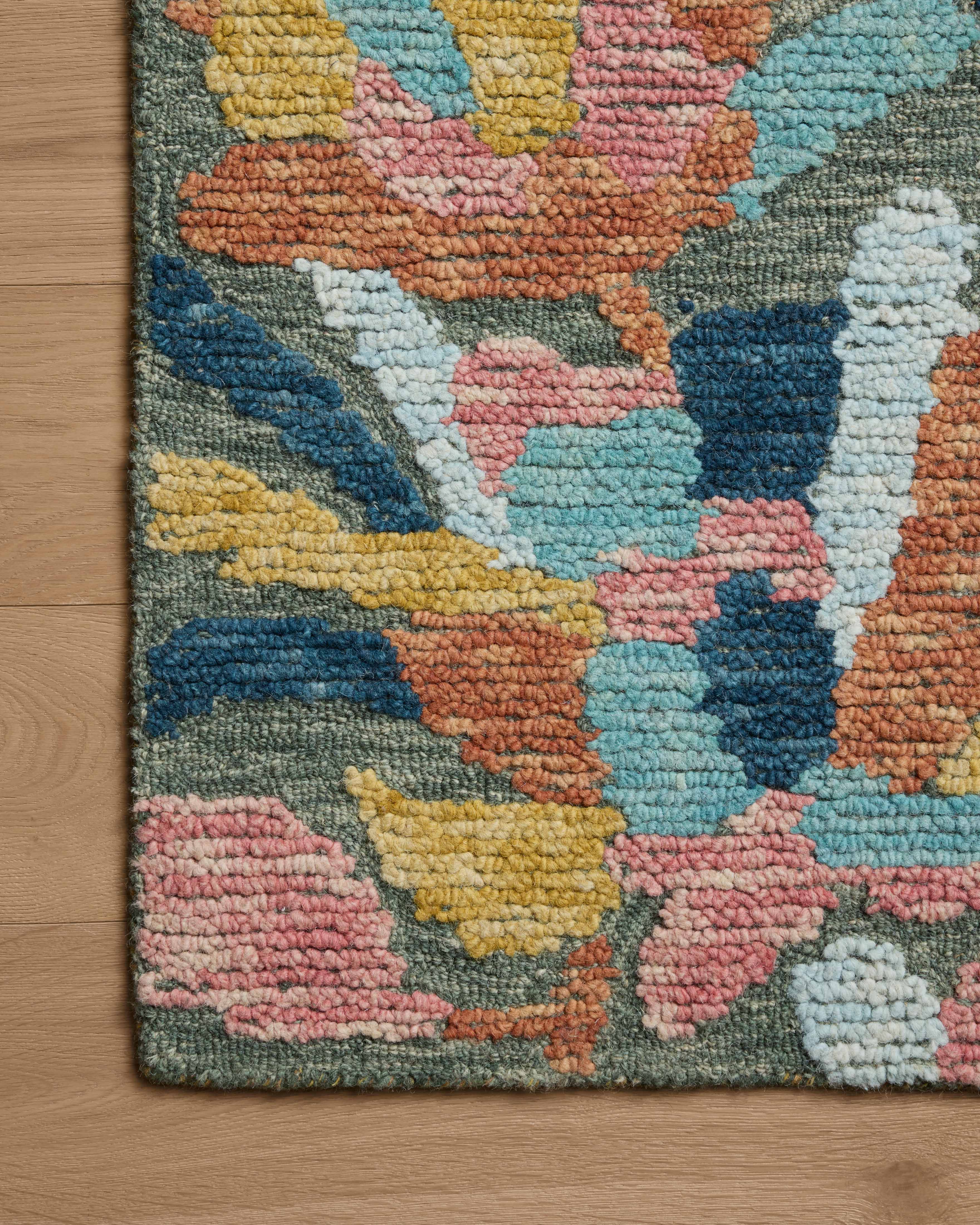 Tilly Green / Multi Rug (TIL-05) - Image 5