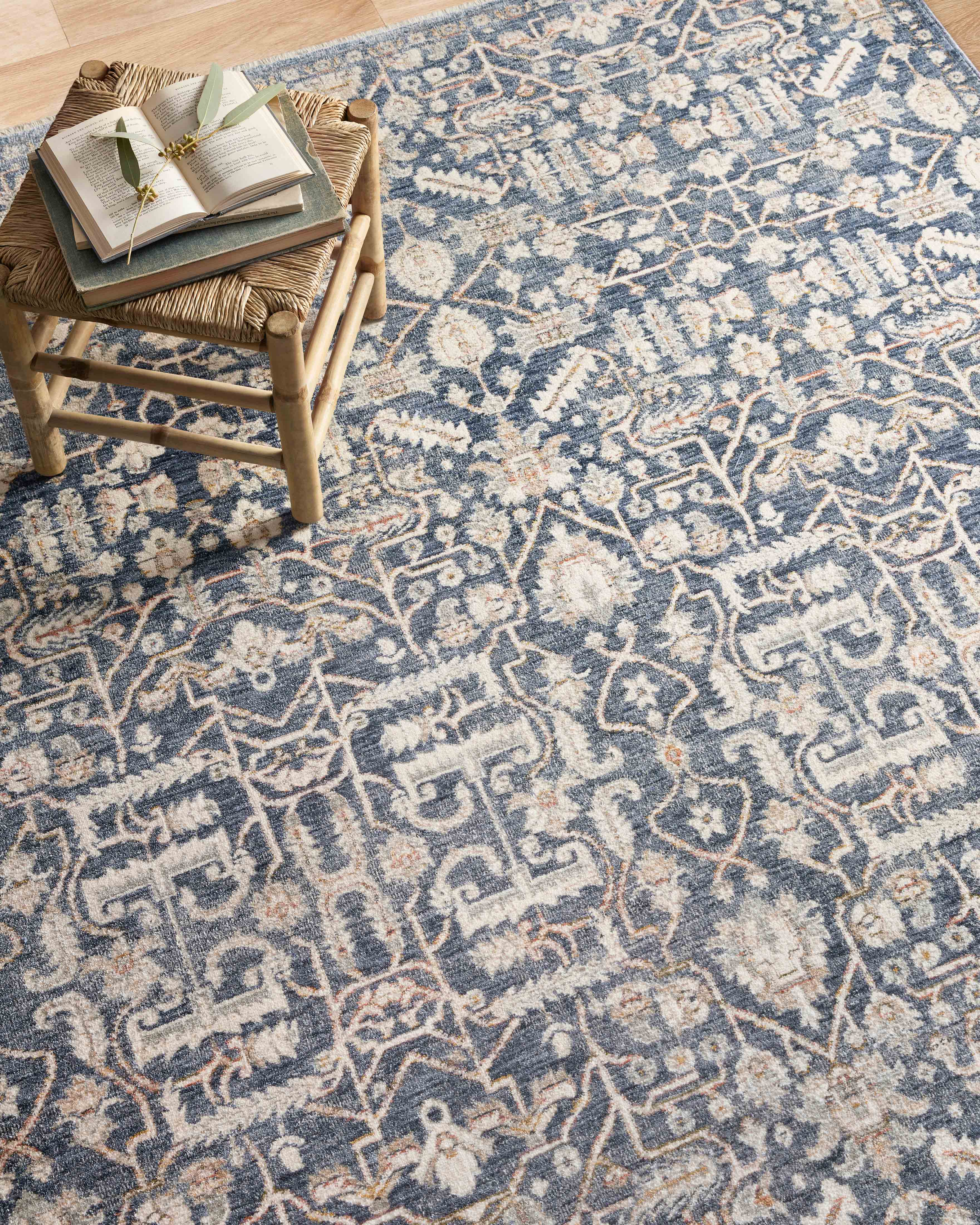 Zuma Blue / Ivory Rug (ZUM-02) - Image 3