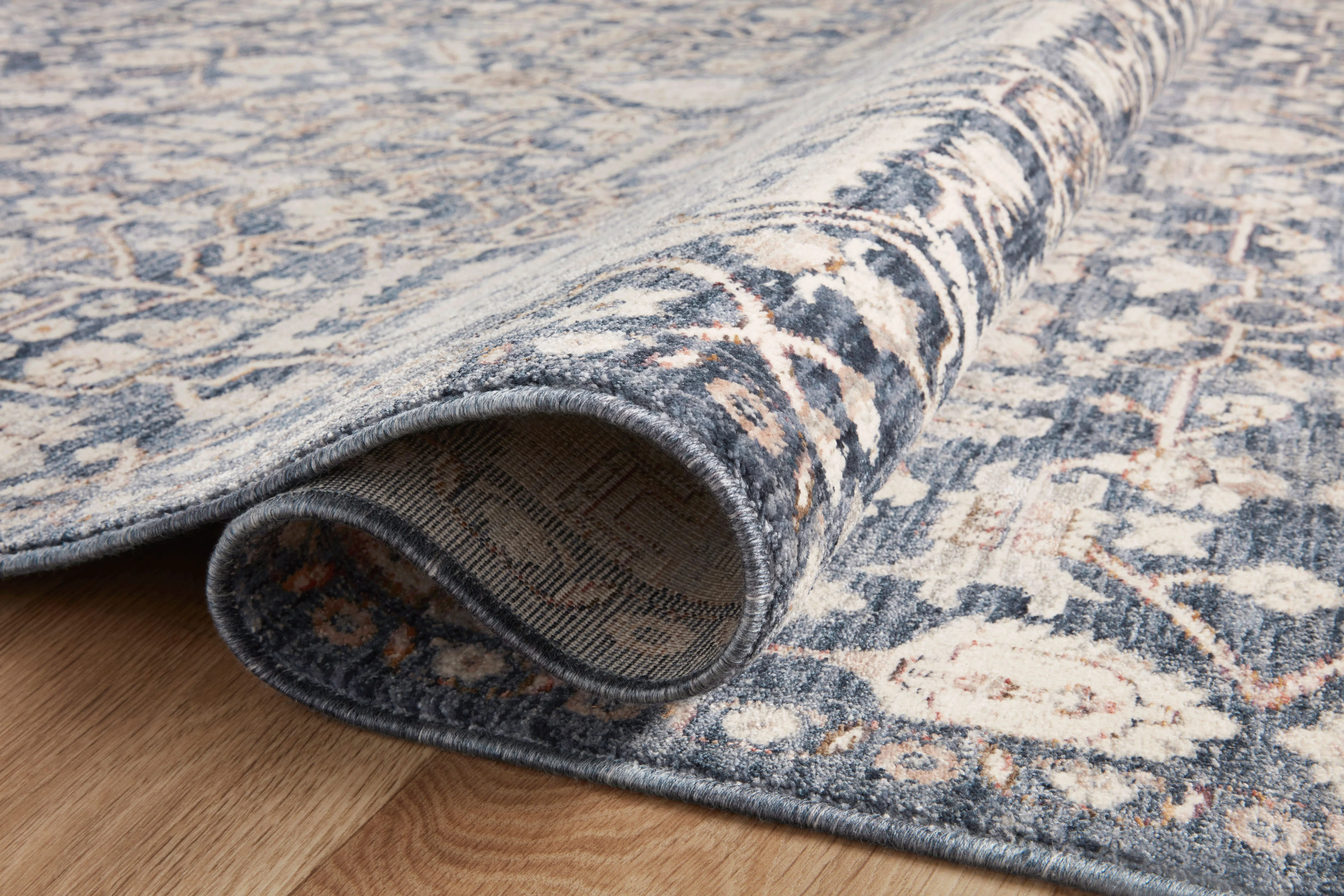 Zuma Blue / Ivory Rug (ZUM-02) - Image 7