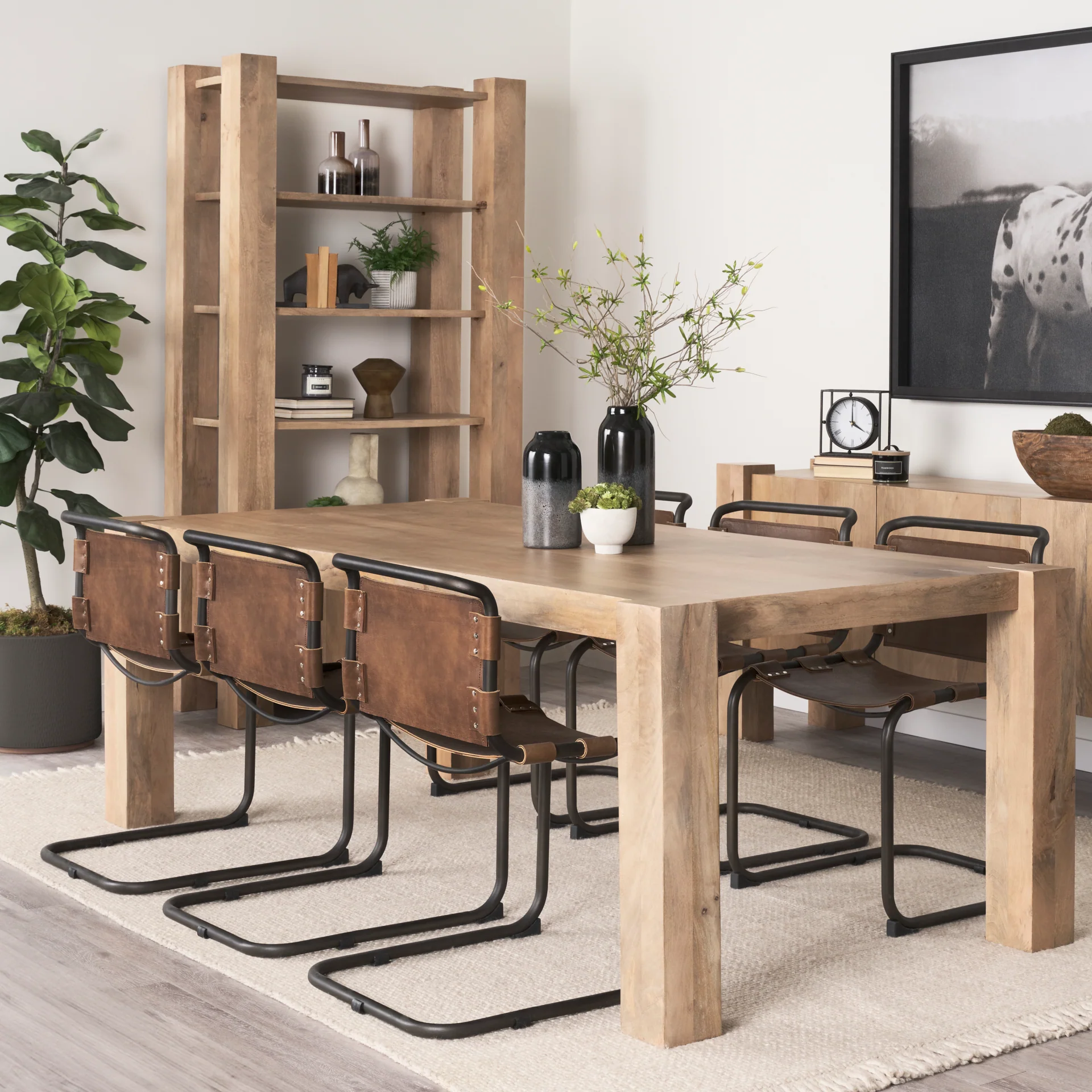 Berbick Leather Dining Chair - Image 16