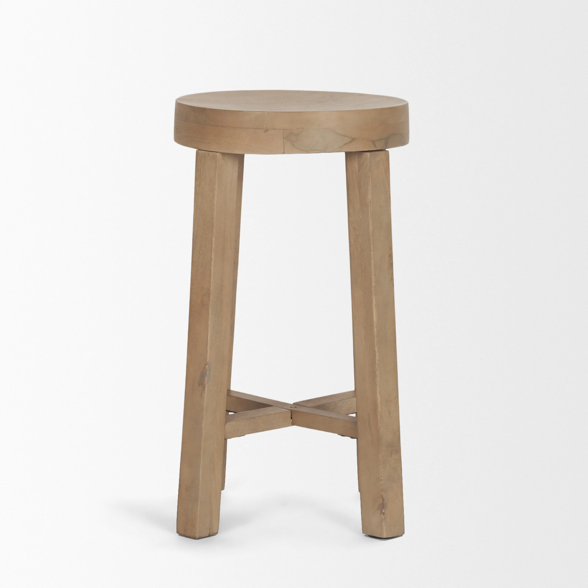 Brahma Wood Seat Bar/Counter Stool - Image 4