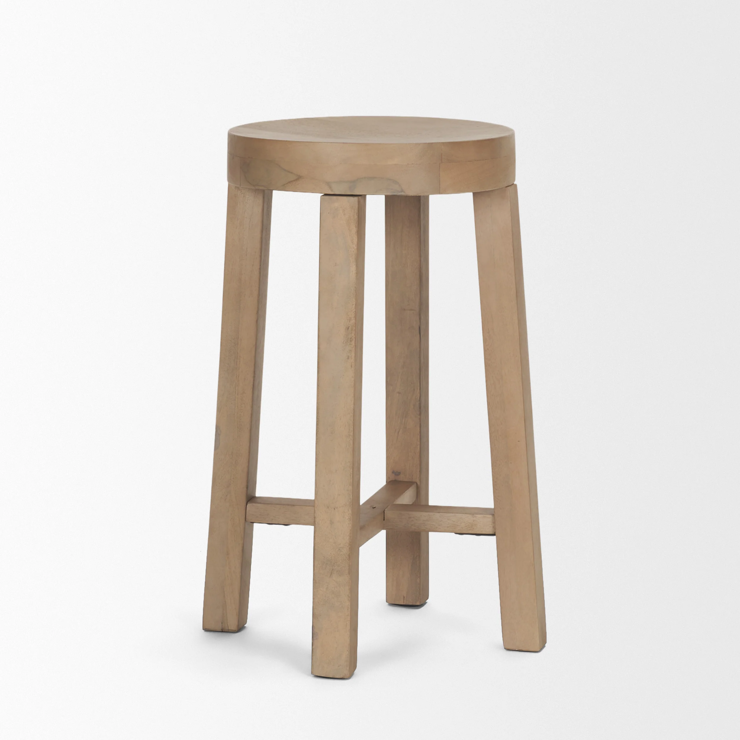Brahma Wood Seat Bar/Counter Stool - Image 6