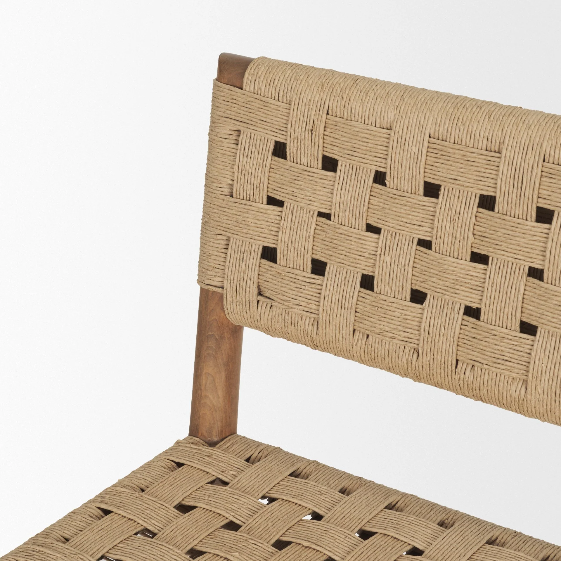 Brinley Paper Rope Seat Stool - Image 8