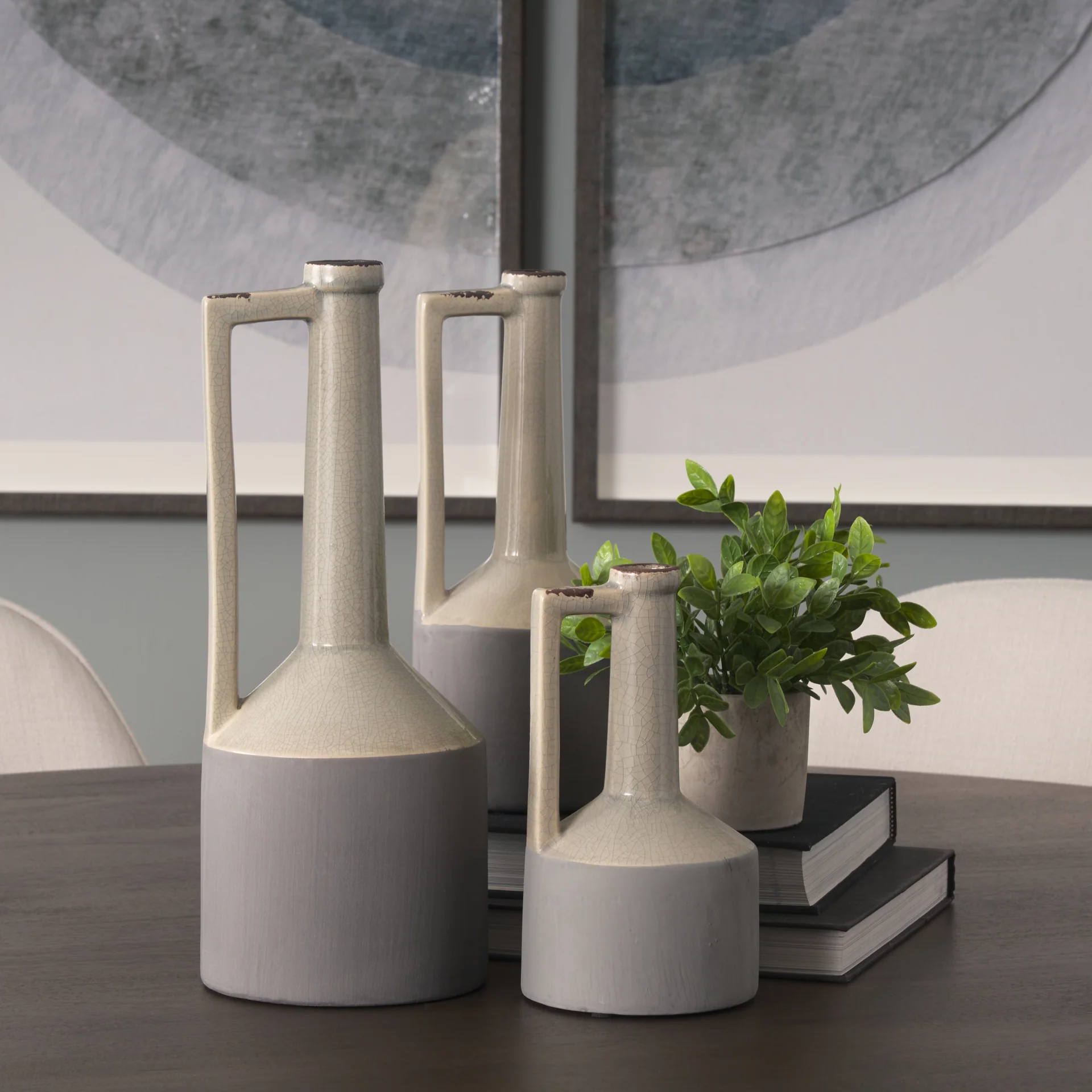 Burton Gray Jug Vase - Image 4
