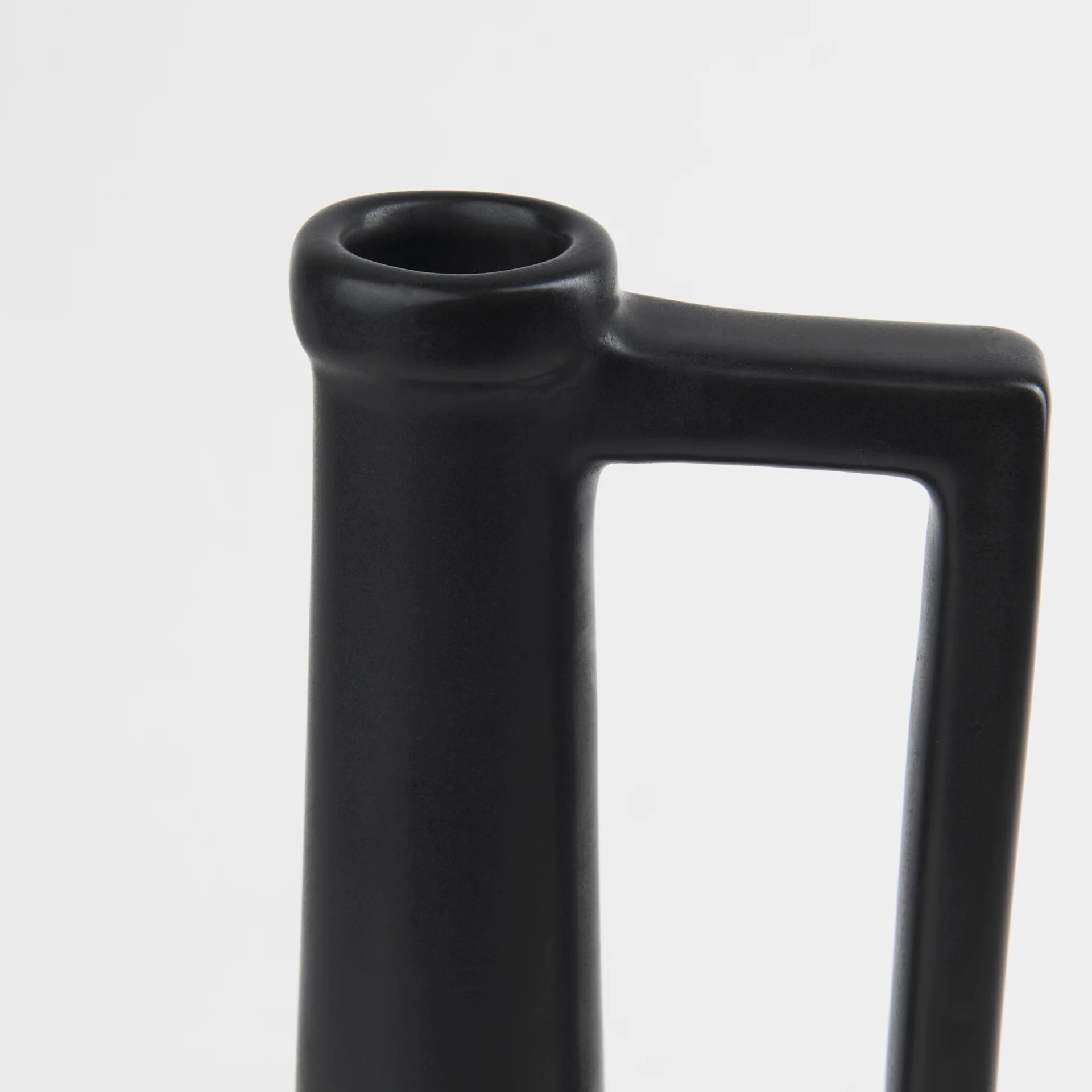 Burton Matte Black Jug Vase - Image 23