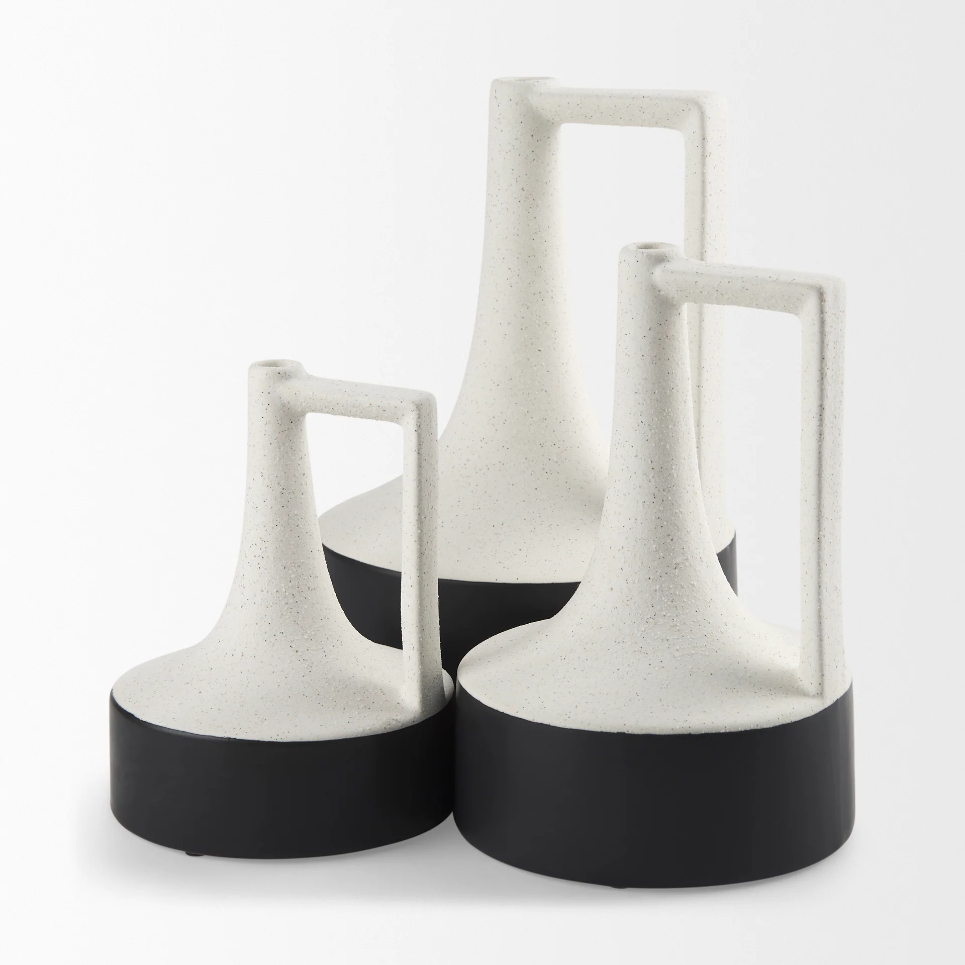 Burton White/Black Jug Vase - Image 27