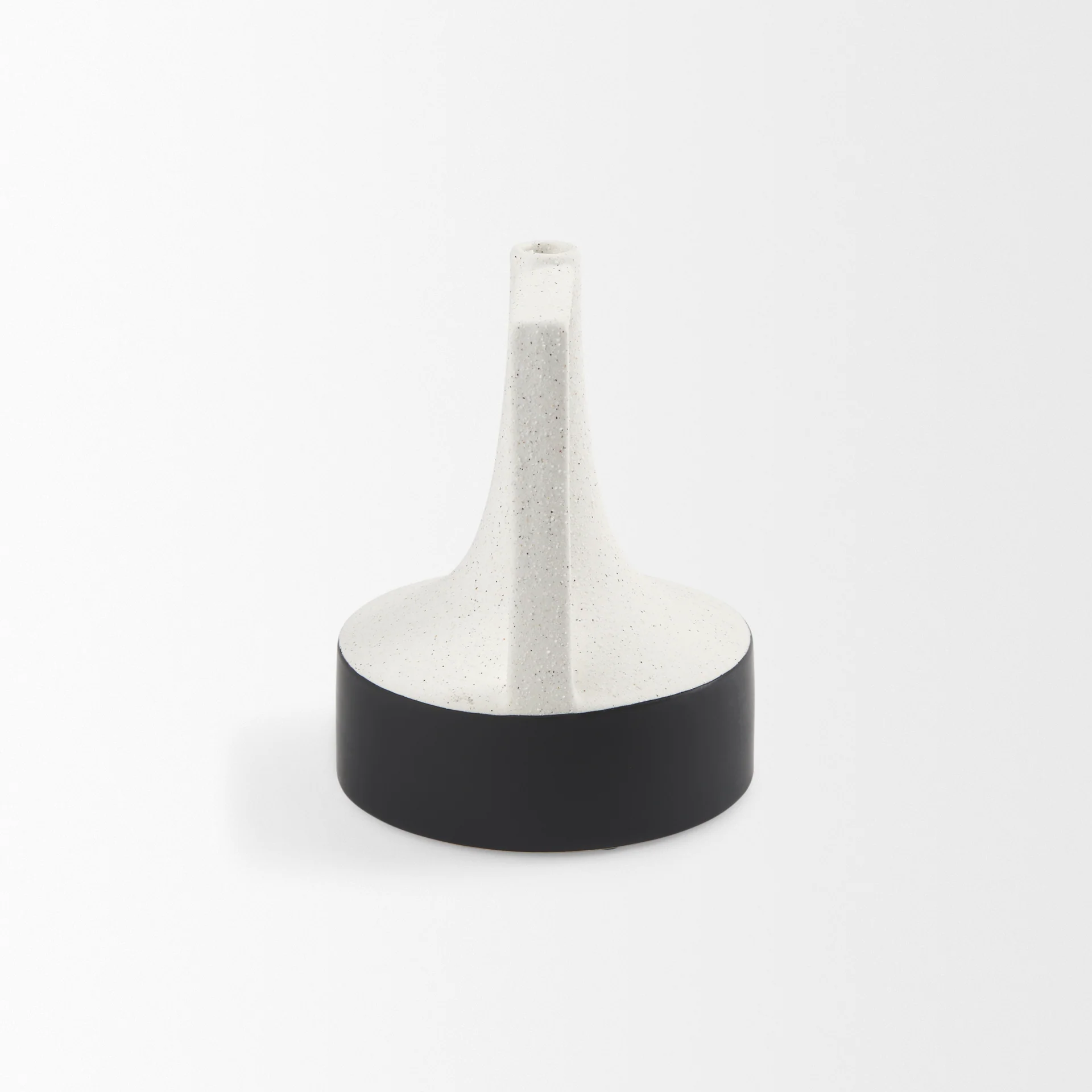 Burton White/Black Jug Vase - Image 8