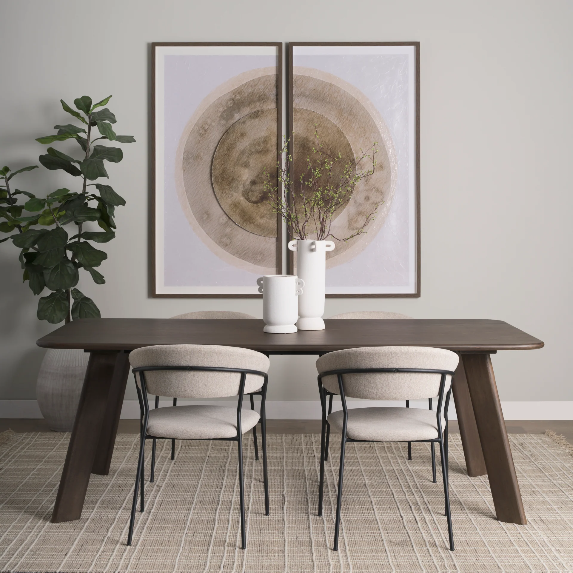 Carolyn Fabric Dining Chair - Image 5