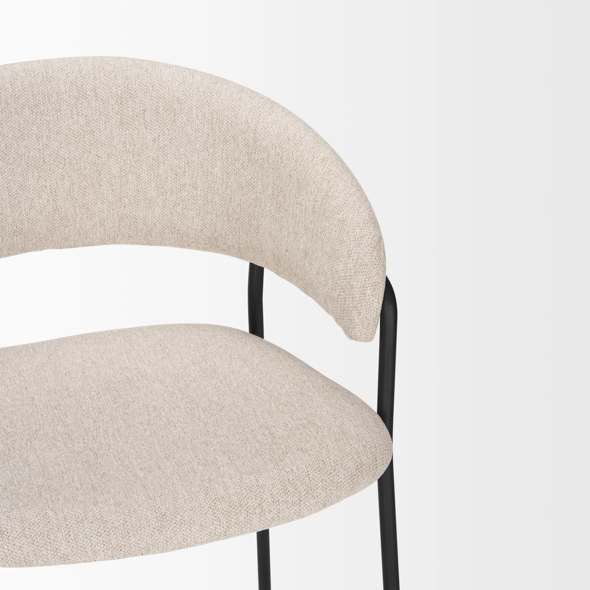 Carolyn Fabric Seat Stool - Image 9