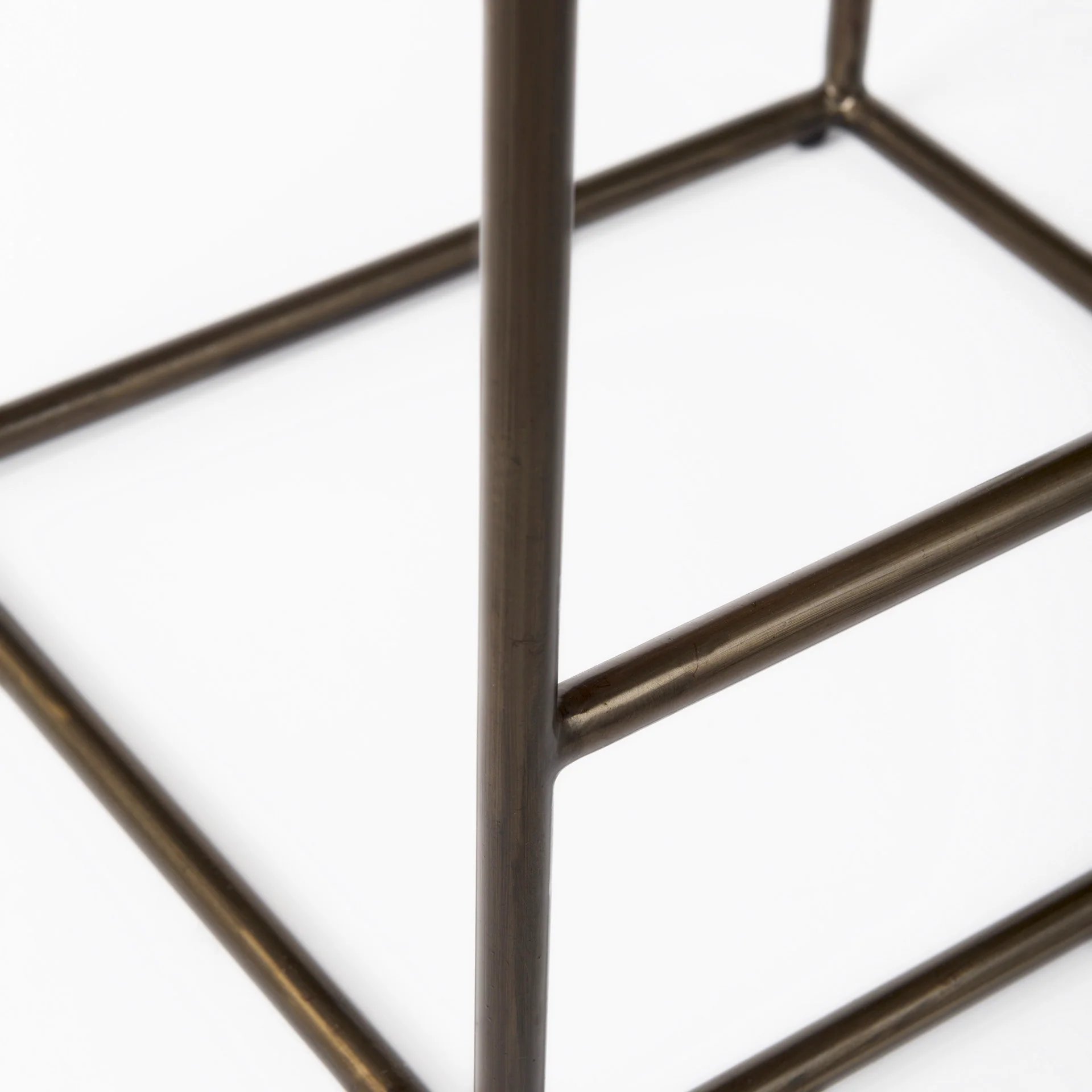 Clarissa Leather Seat Stool - Image 10