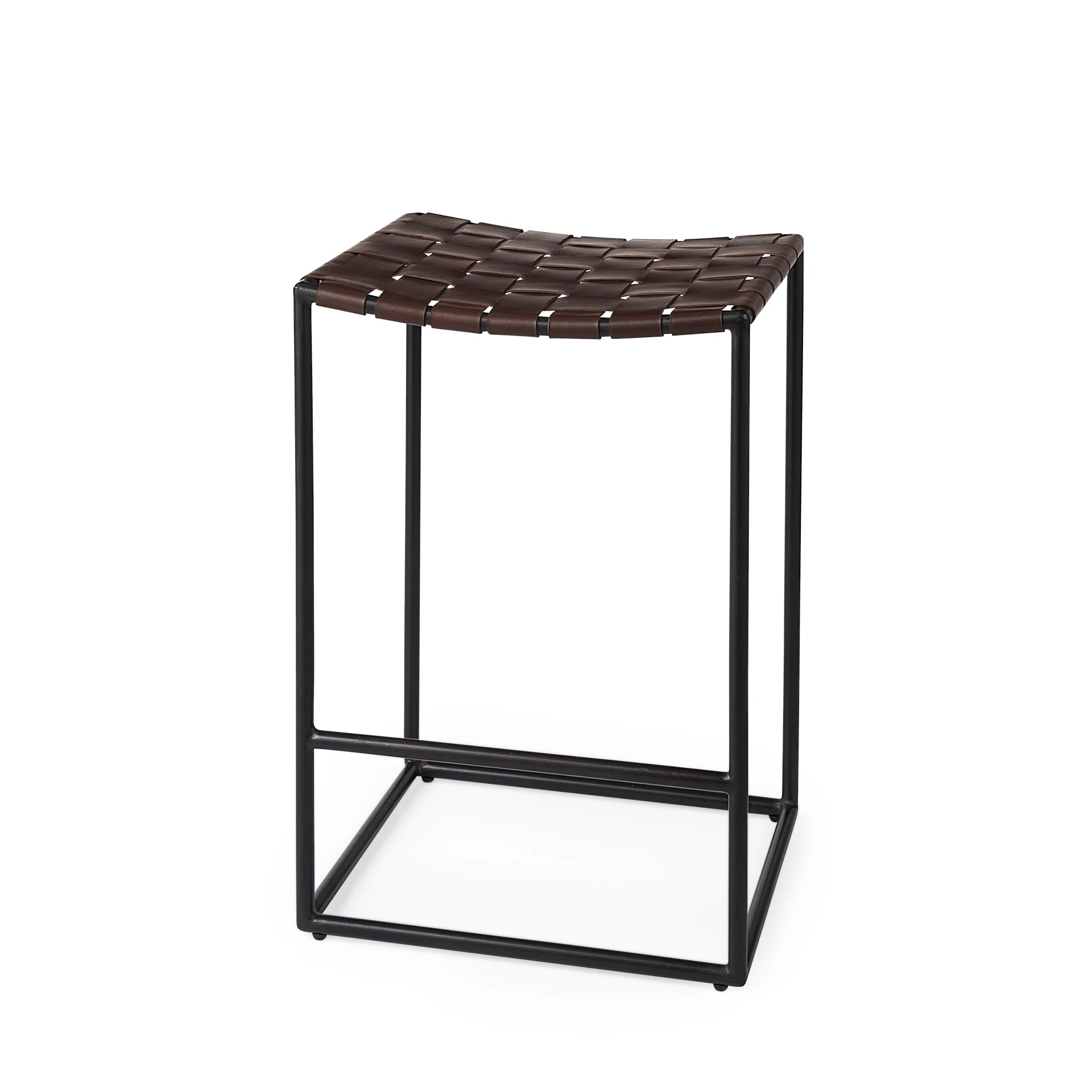 Clarissa Leather Seat Stool - Image 2