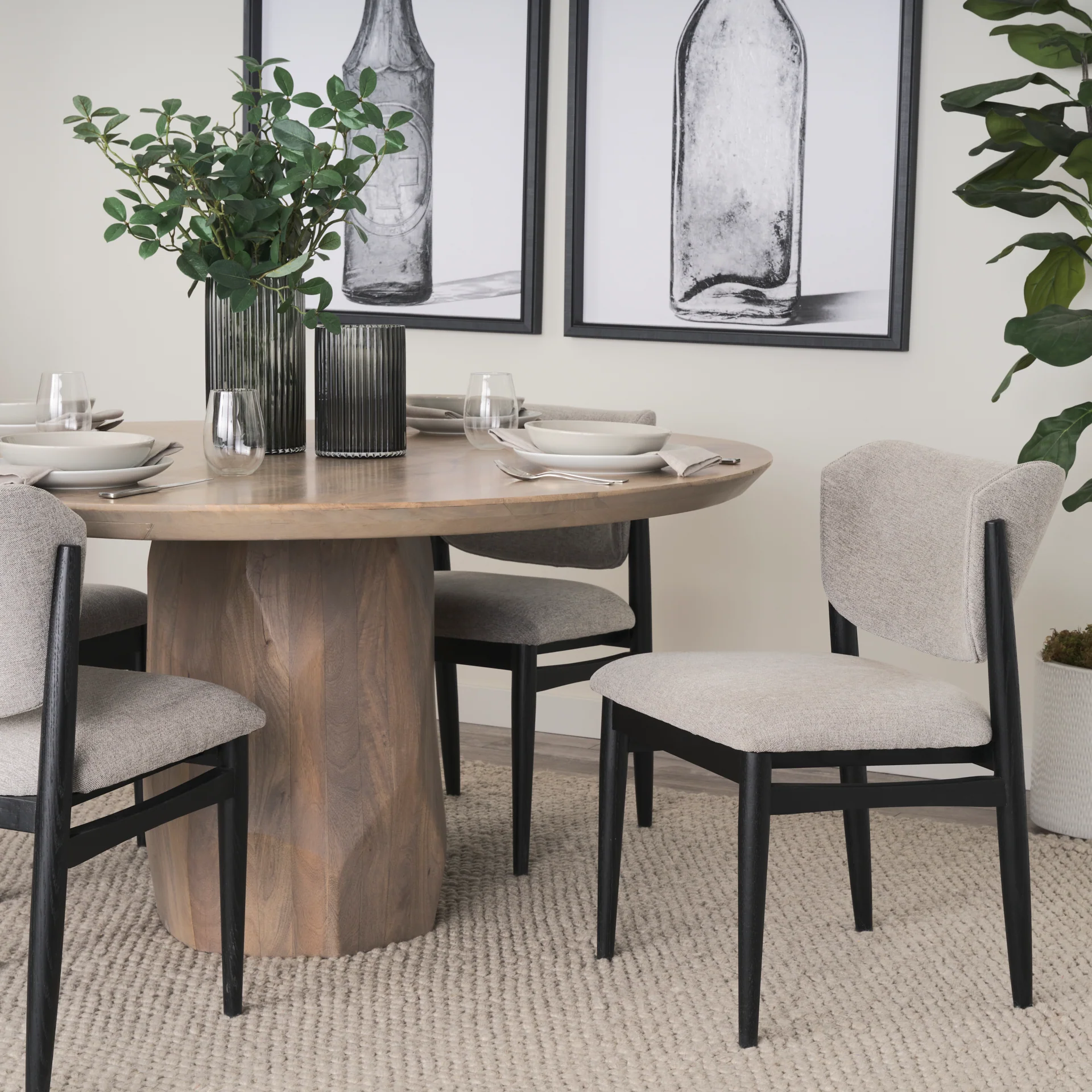 Cline Fabric Dining Chair - Image 5