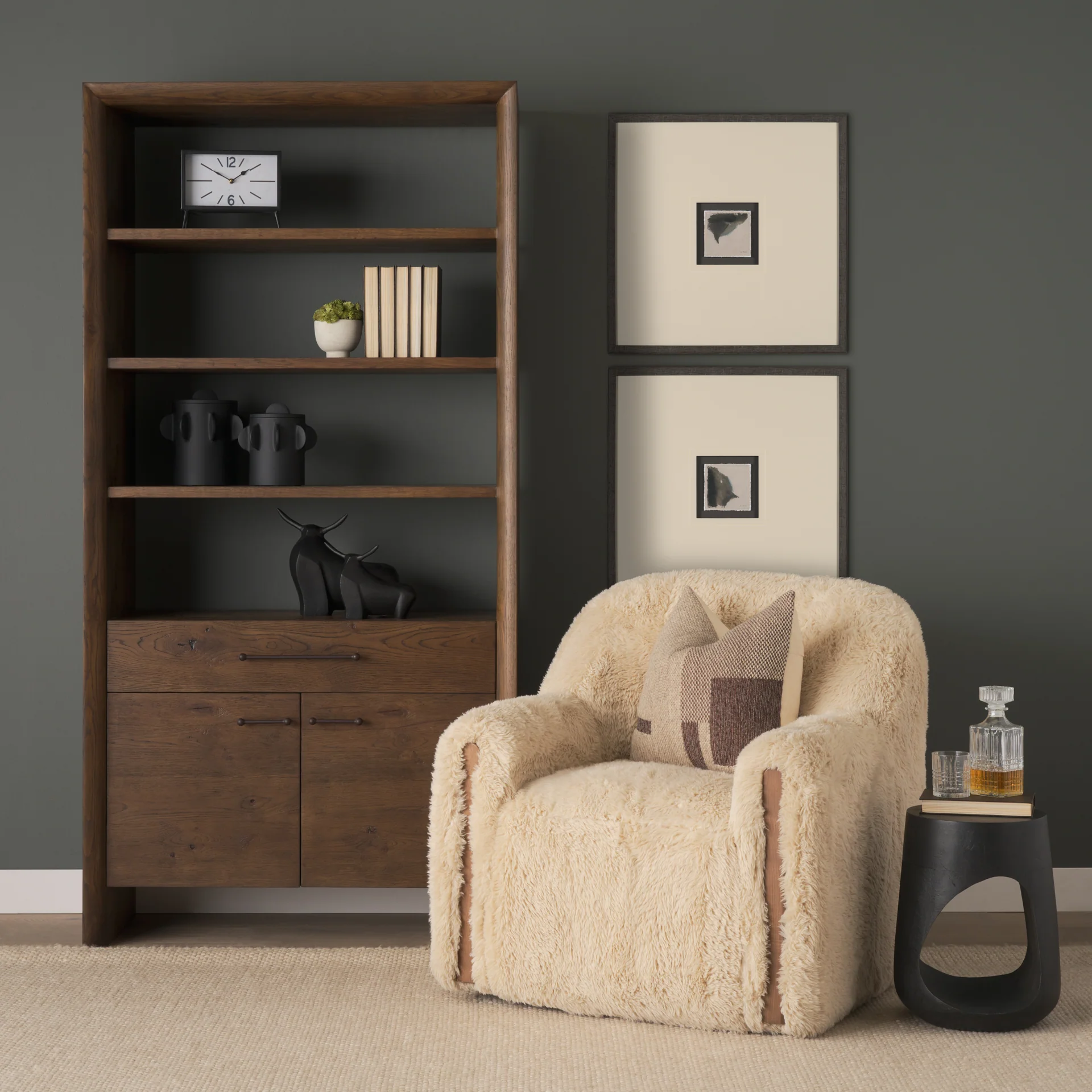 Deacon Decorative Black Canister - Image 4