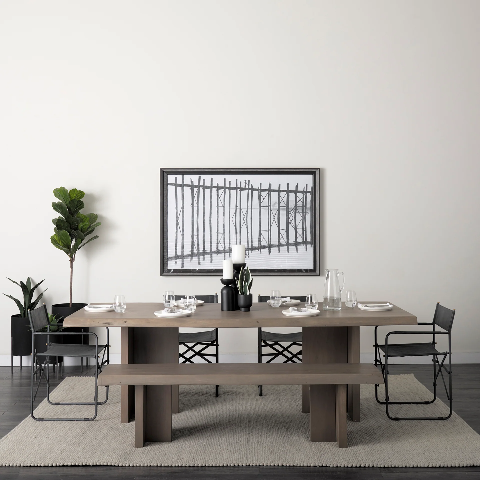 Direttore Leather Folding Dining Chair - Image 2