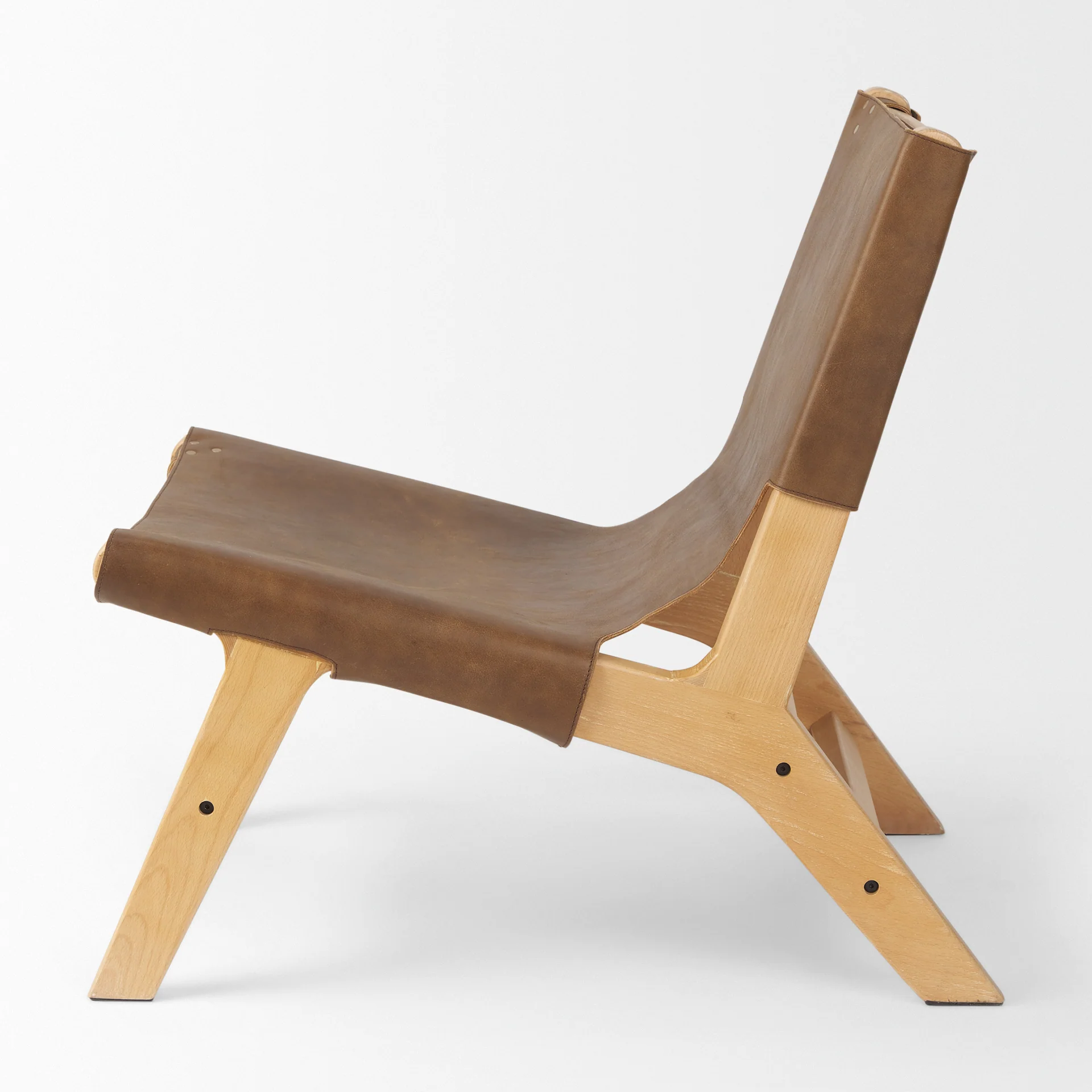 Elodie Leather Accent Chair - Image 5