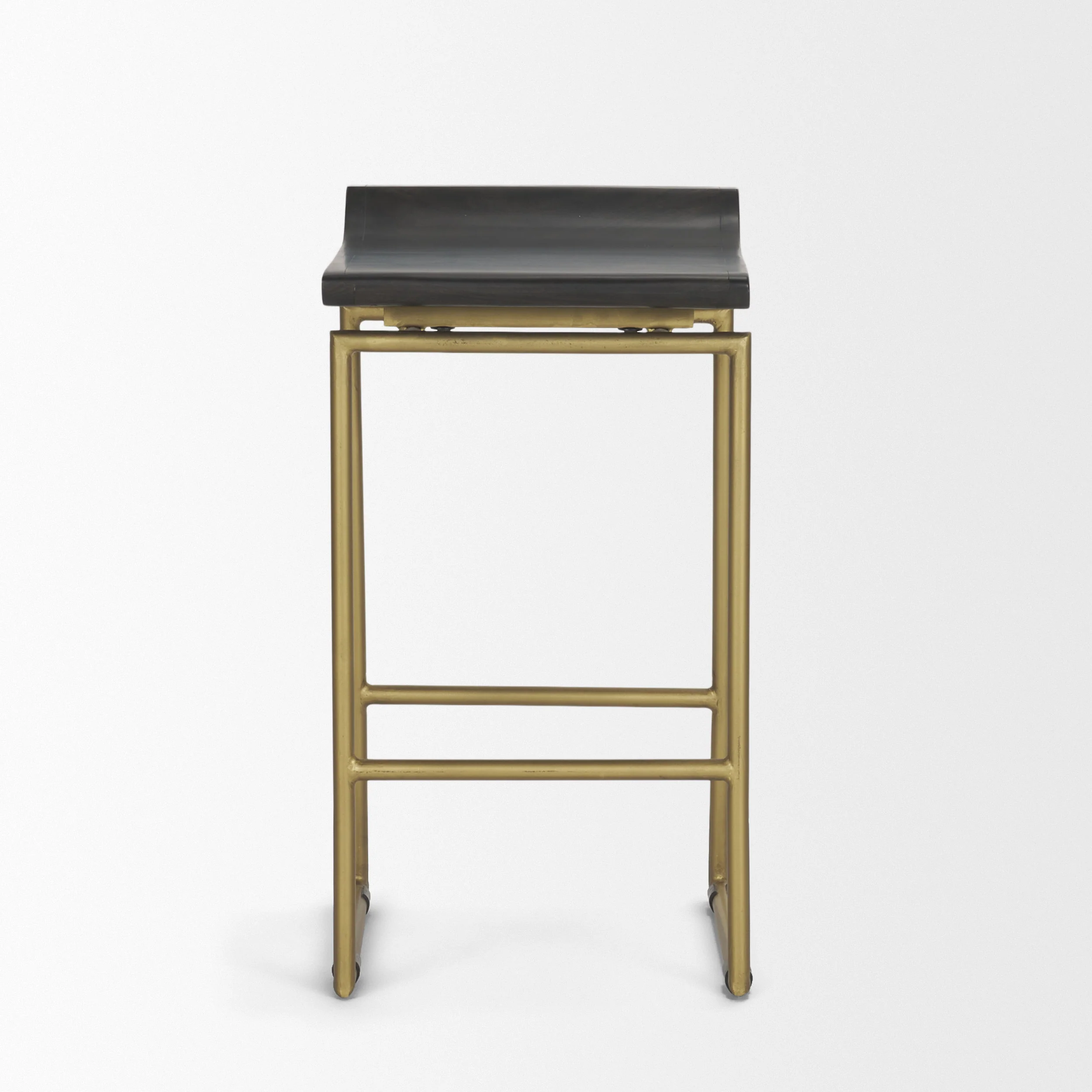 Givens Wood Seat Stool - Image 11