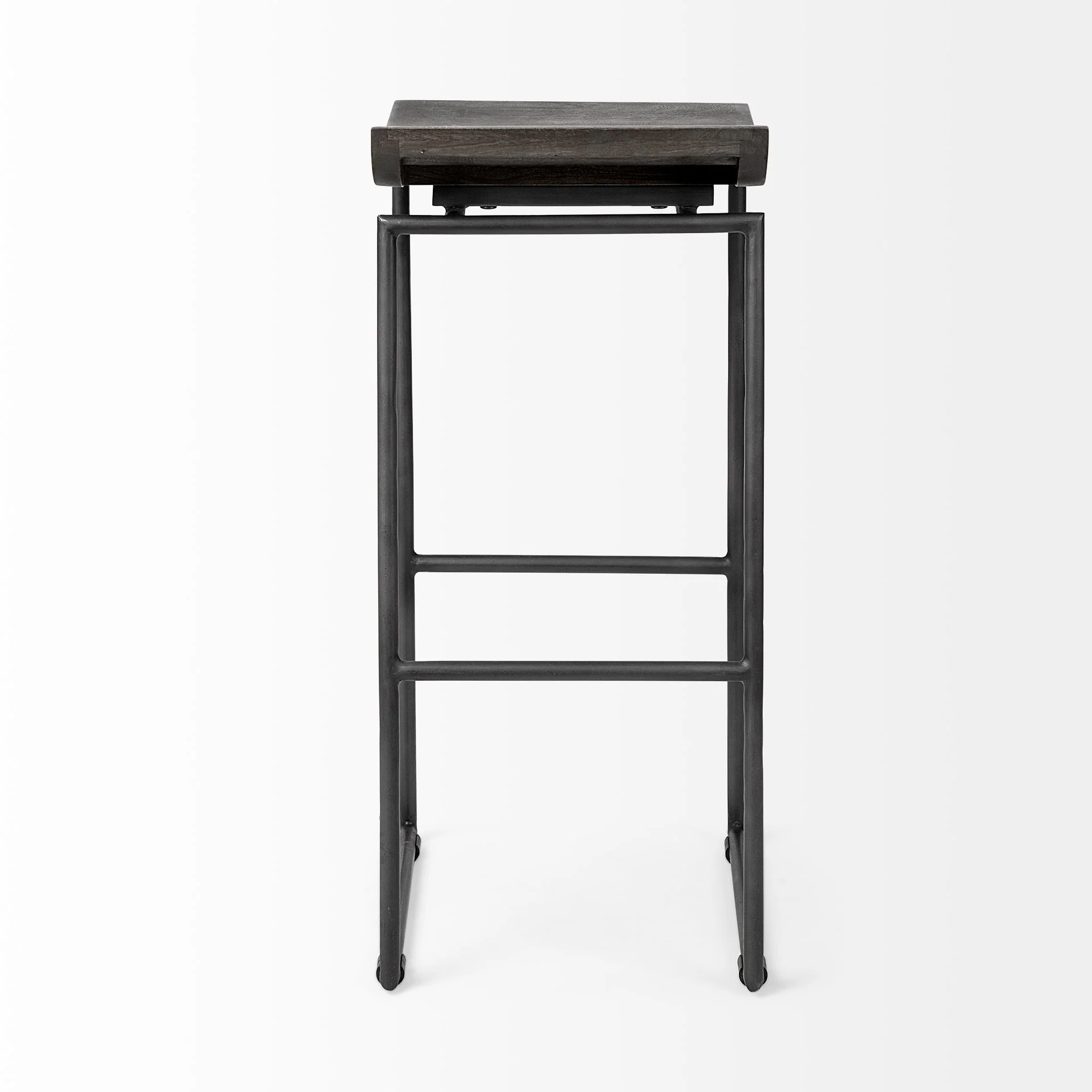 Givens Wood Seat Stool - Image 21