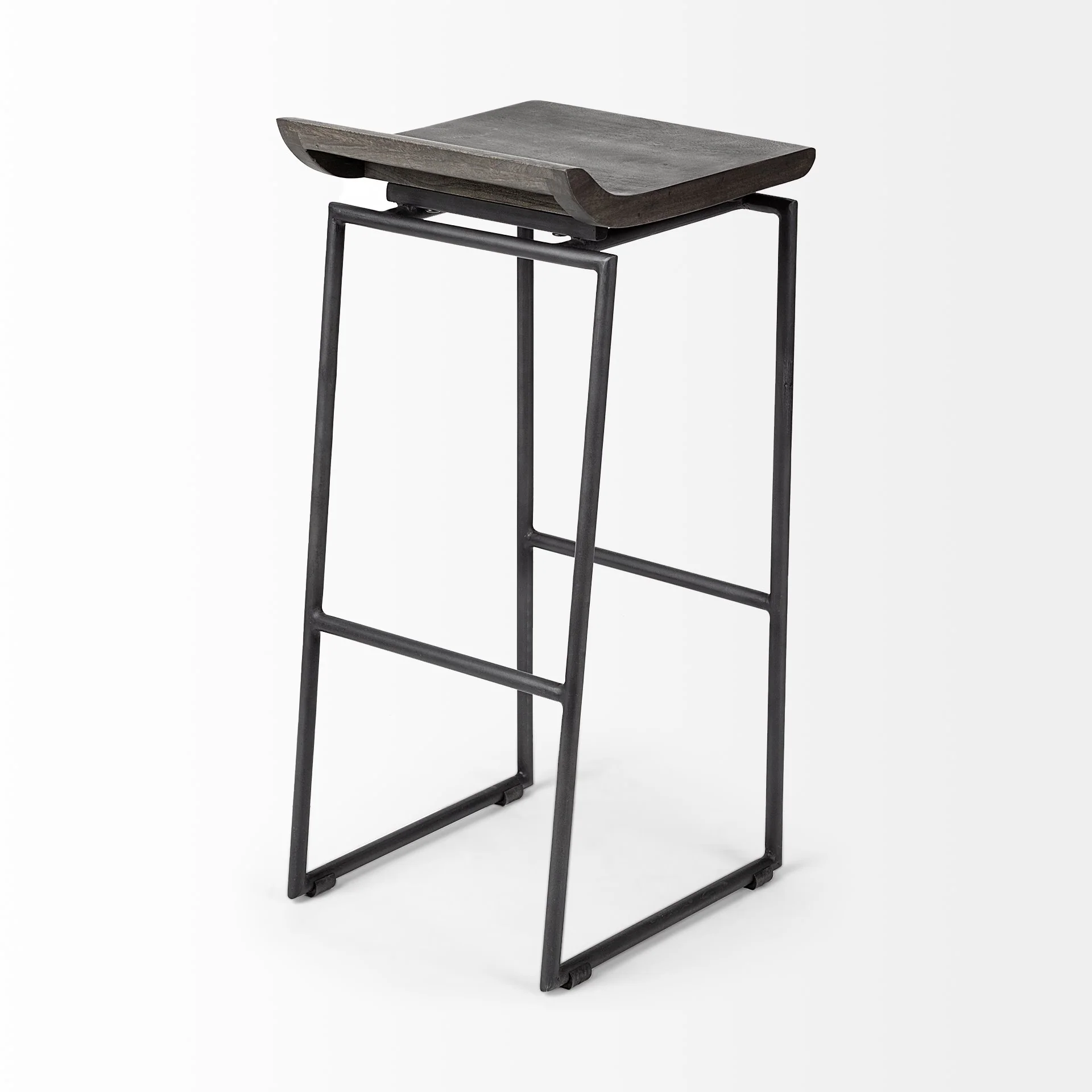 Givens Wood Seat Stool - Image 22
