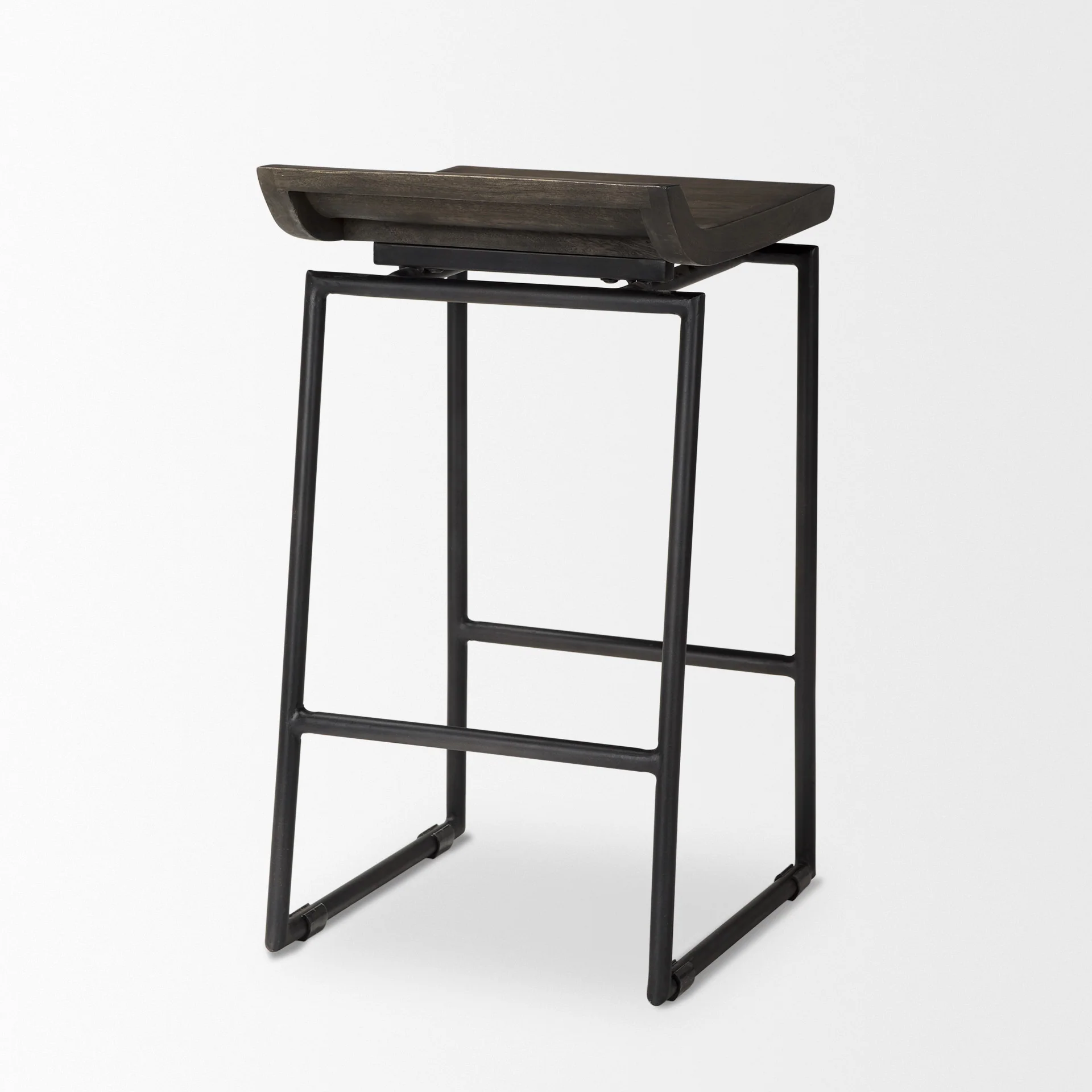 Givens Wood Seat Stool - Image 38