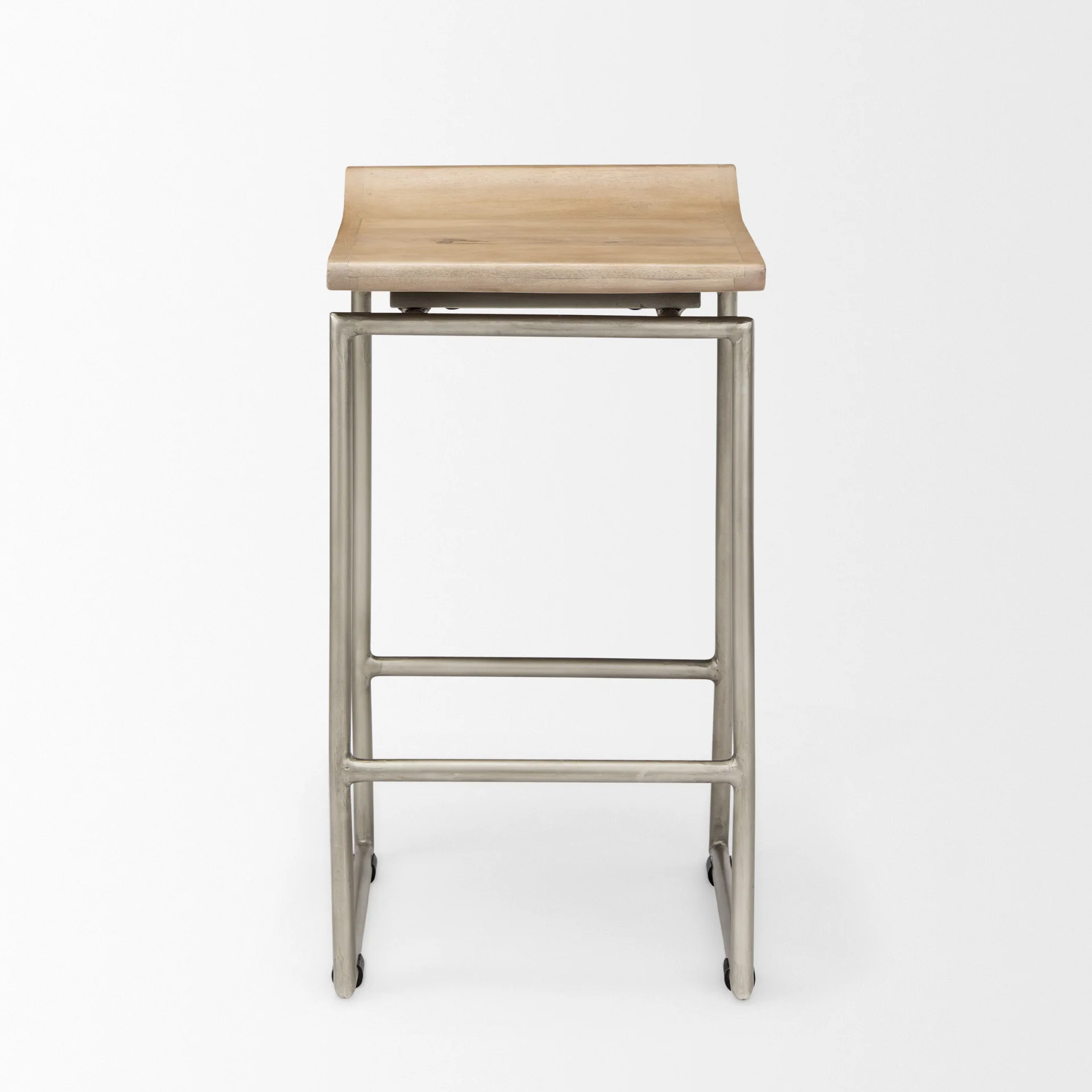 Givens Wood Seat Stool - Image 45