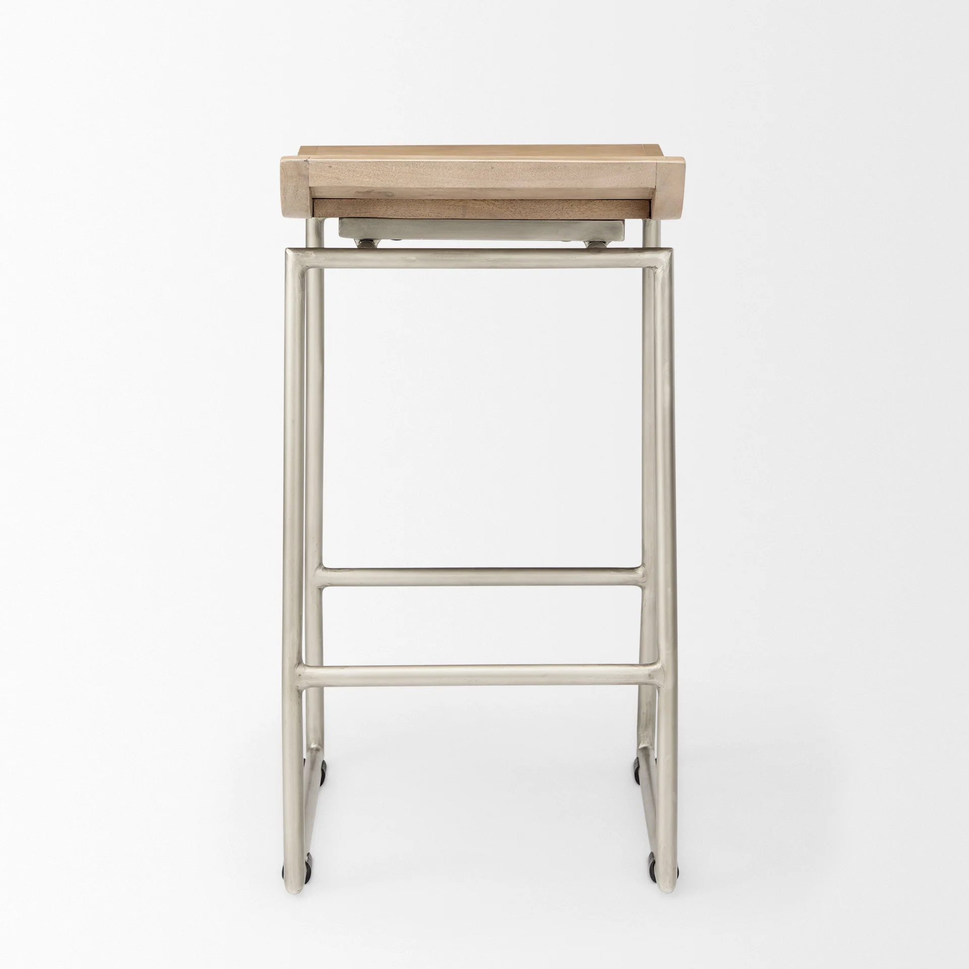 Givens Wood Seat Stool - Image 47