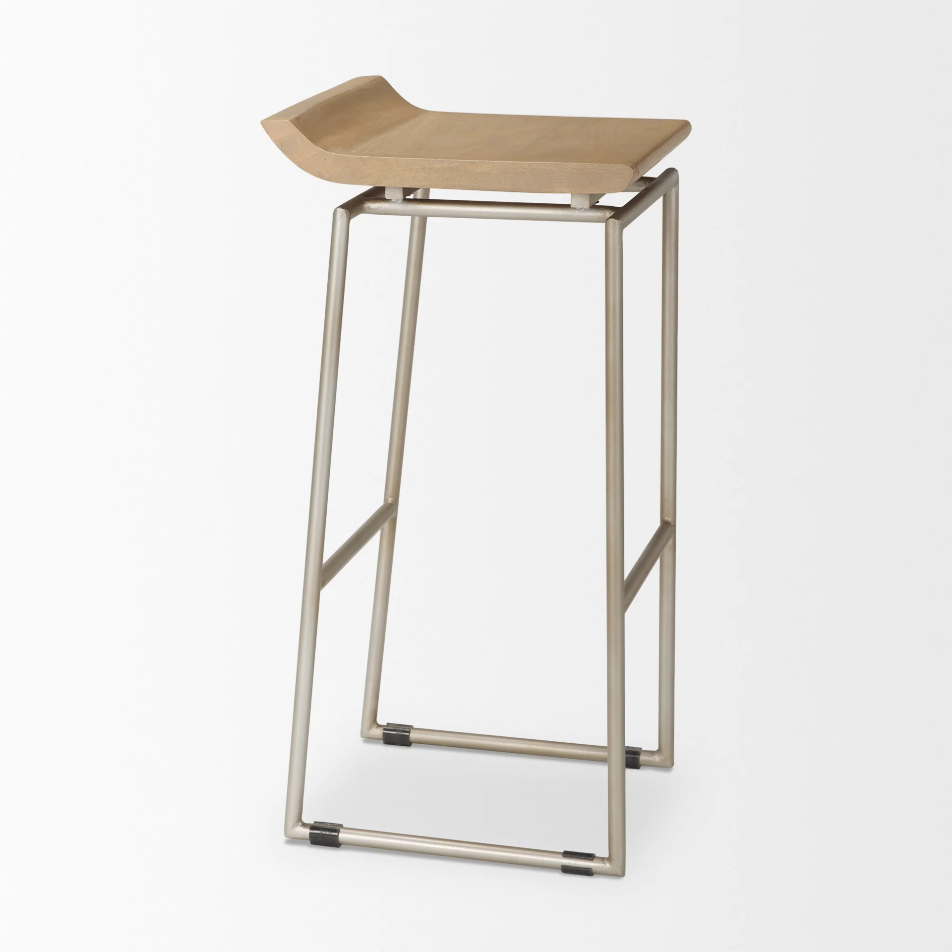 Givens Wood Seat Stool - Image 60