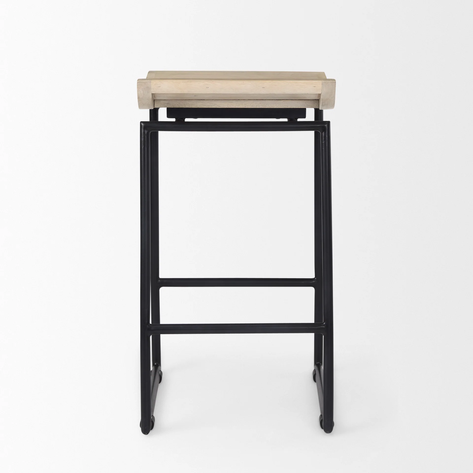 Givens Wood Seat Stool - Image 69