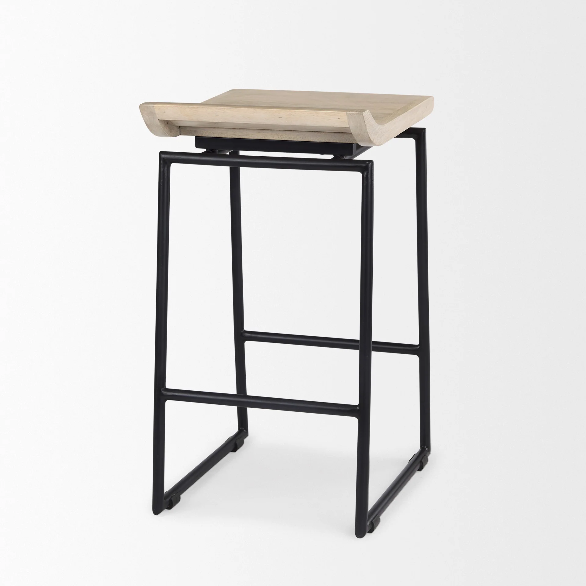 Givens Wood Seat Stool - Image 70