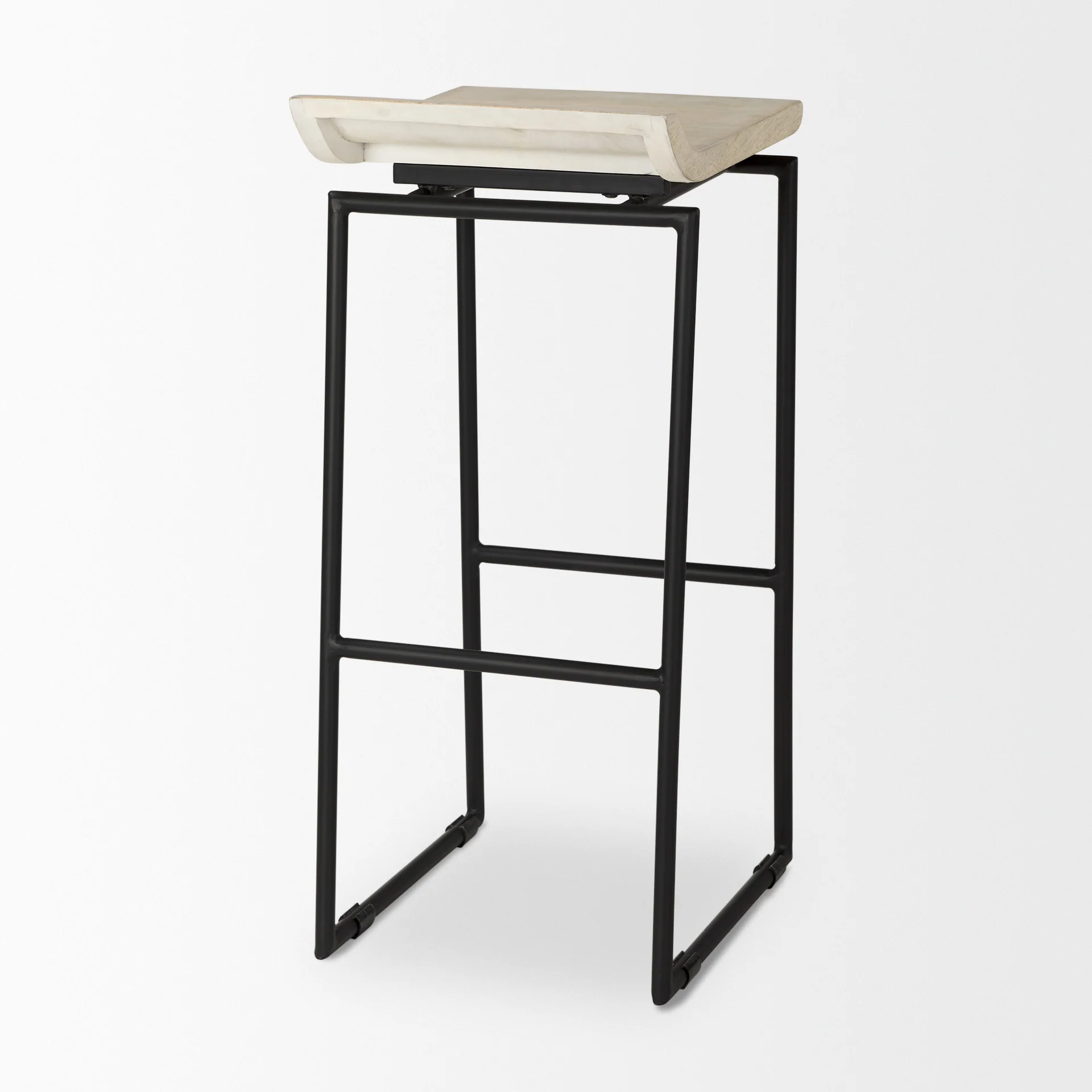 Givens Wood Seat Stool - Image 81